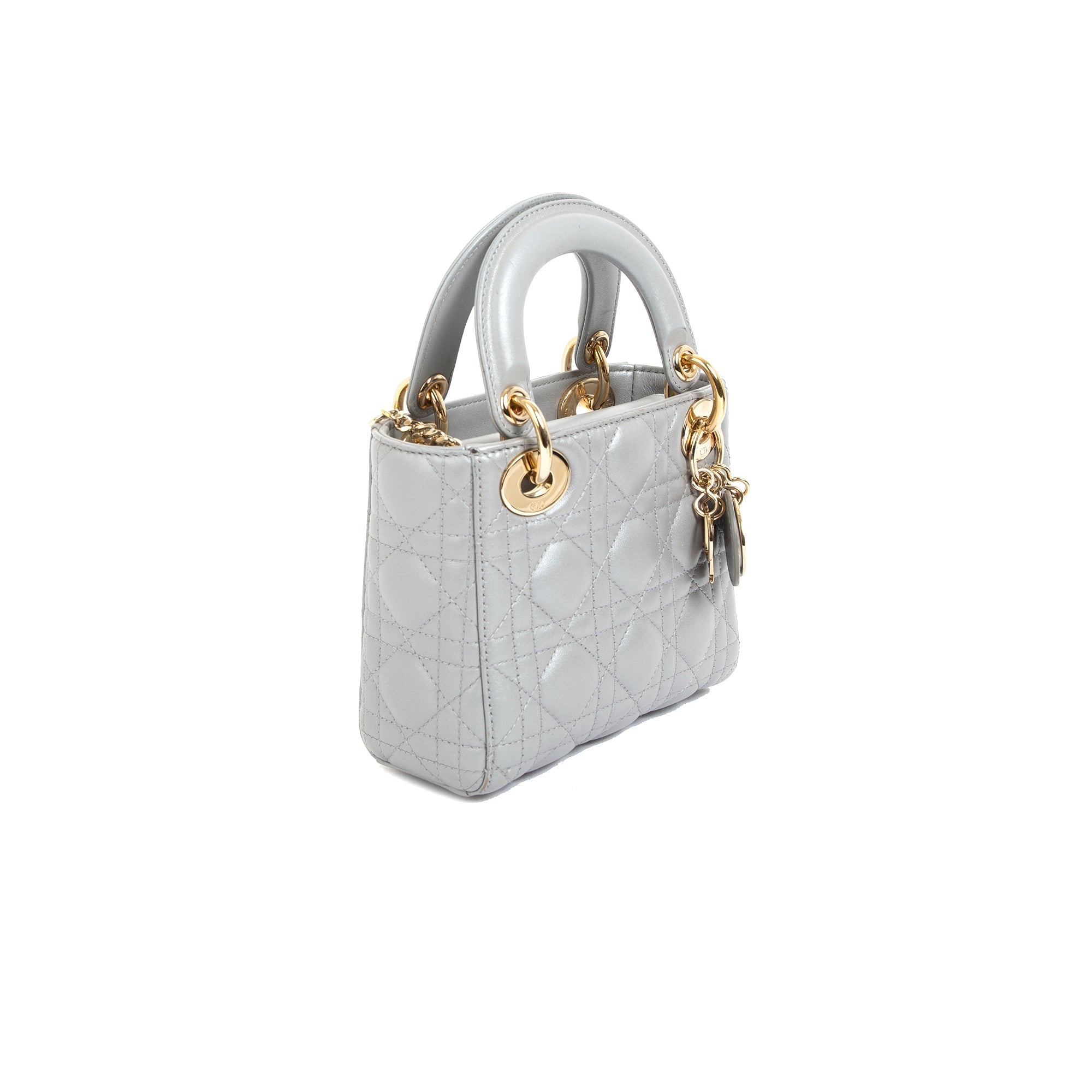 Christian Dior Mini Lady Dior Bag w/ Strap