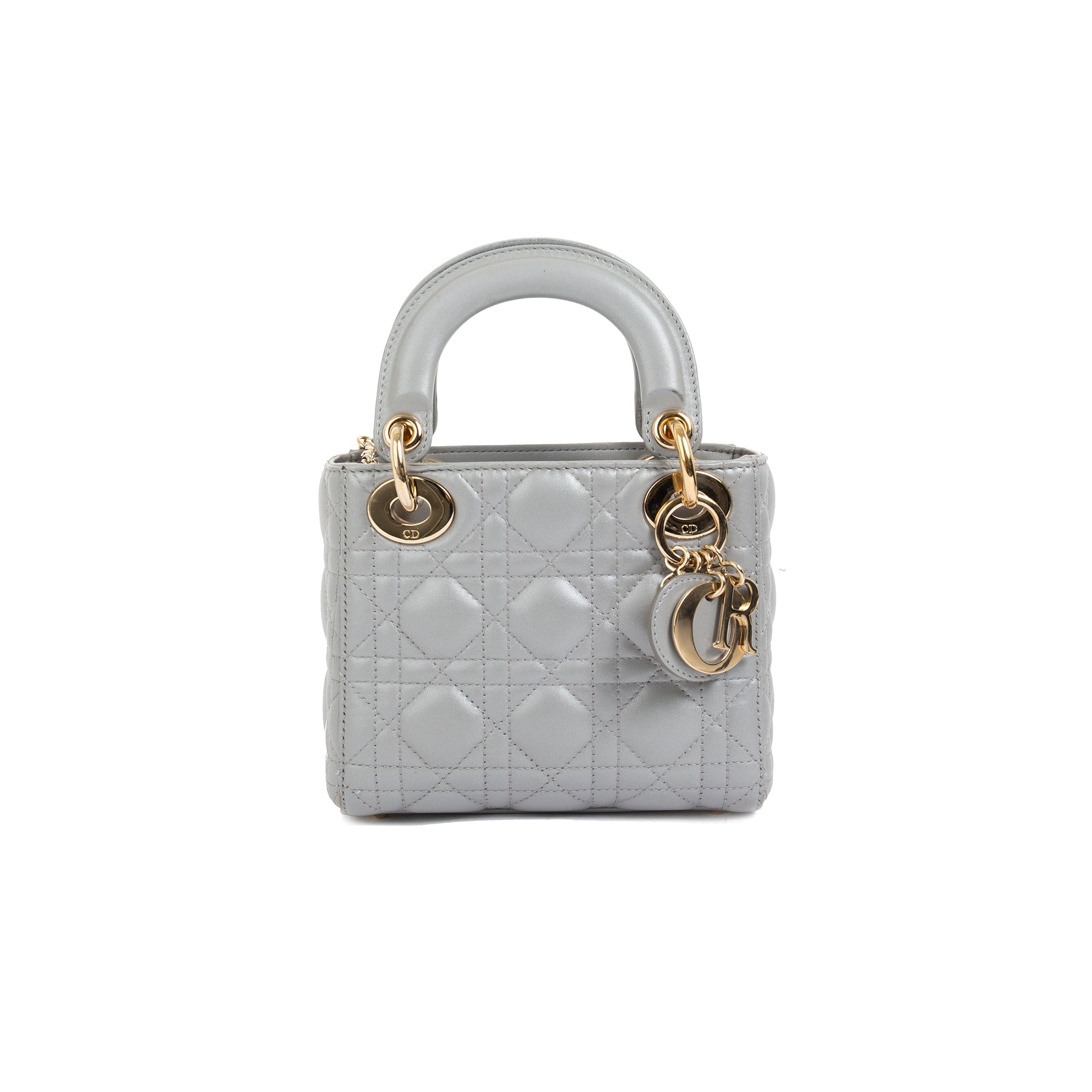 Christian Dior Mini Lady Dior Bag w/ Strap