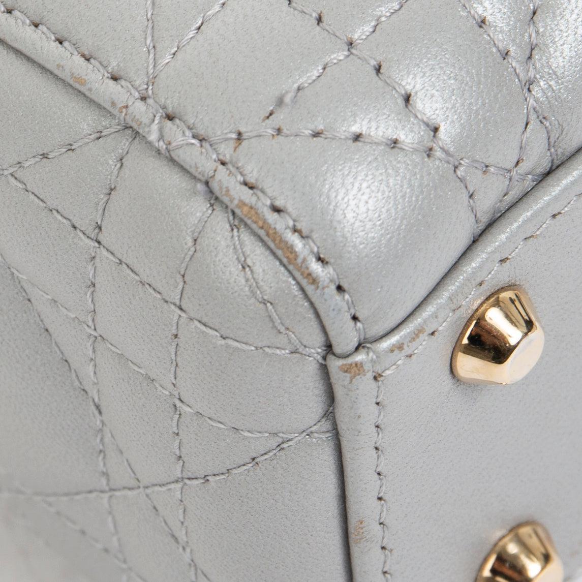 Christian Dior Mini Lady Dior Bag w/ Strap