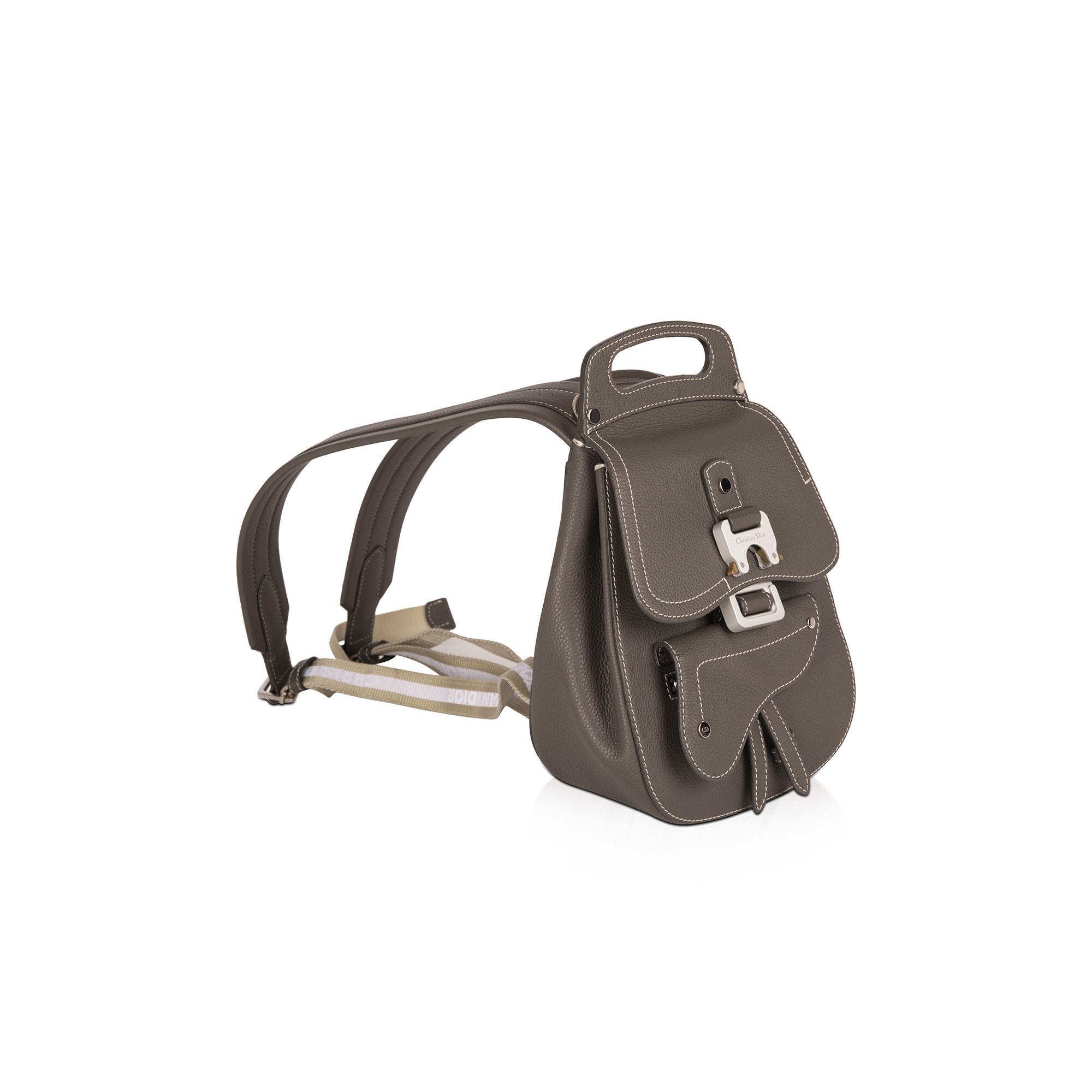 dior saddle mini backpack Christian Dior Mini Saddle Backpack – OLIVER'S
