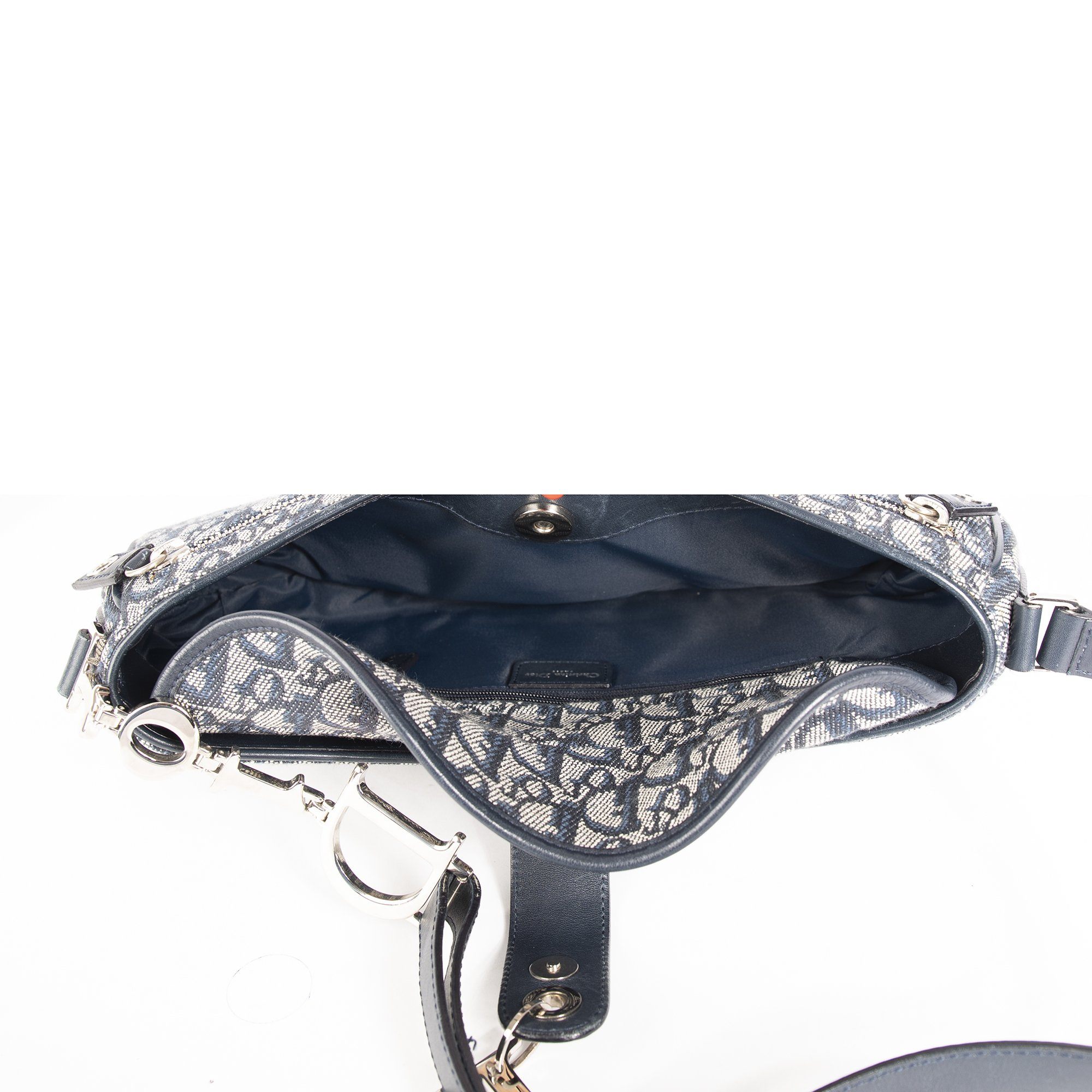 Christian Dior Oblique Logo Baguette Bag