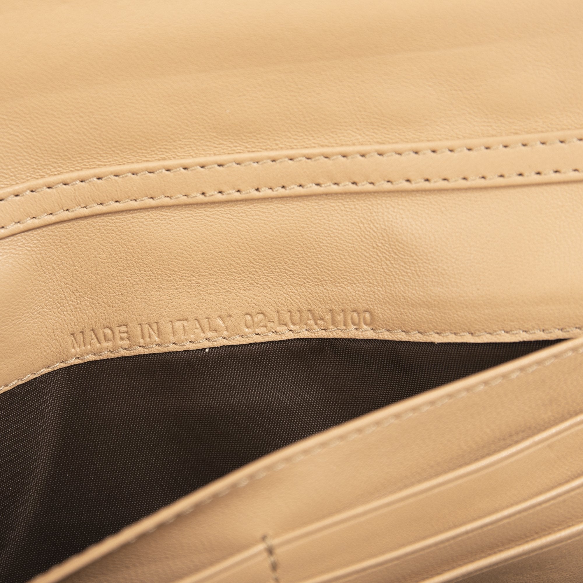 Christian Dior Patent Cannage Lady Dior Chain Wallet