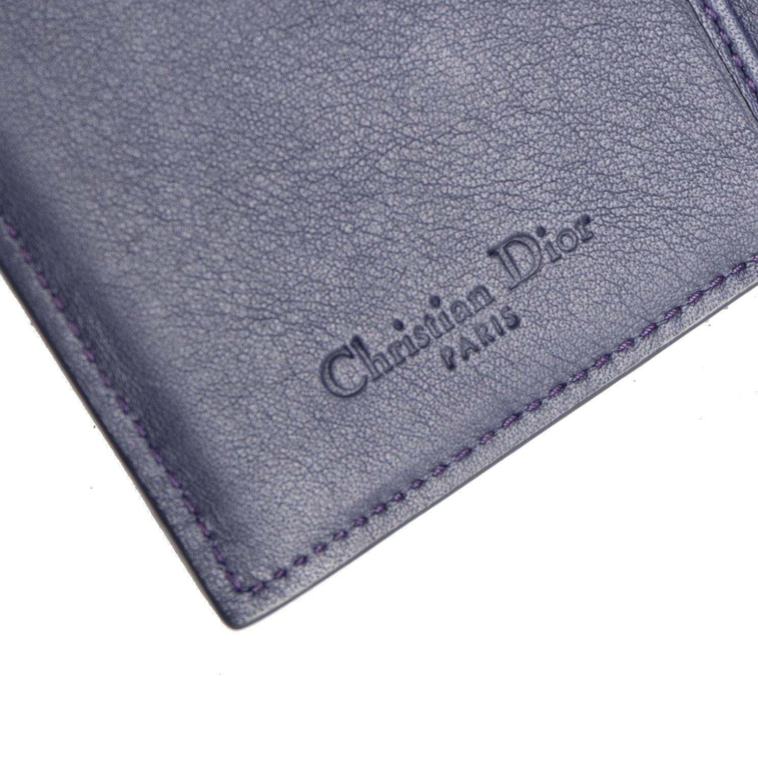 Christian Dior Patent Cannage Mini Lady Dior Wallet w/ Box