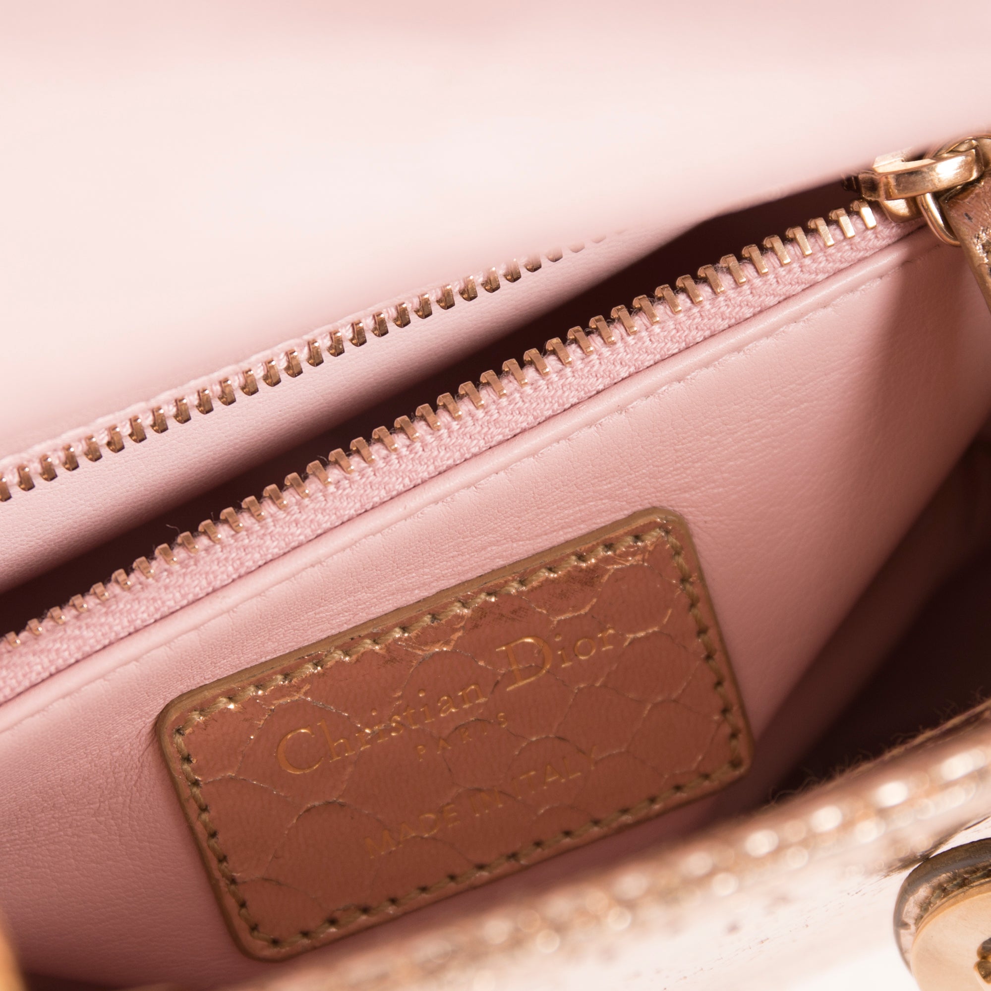 Christian Dior Python Mini Lady Dior Bag