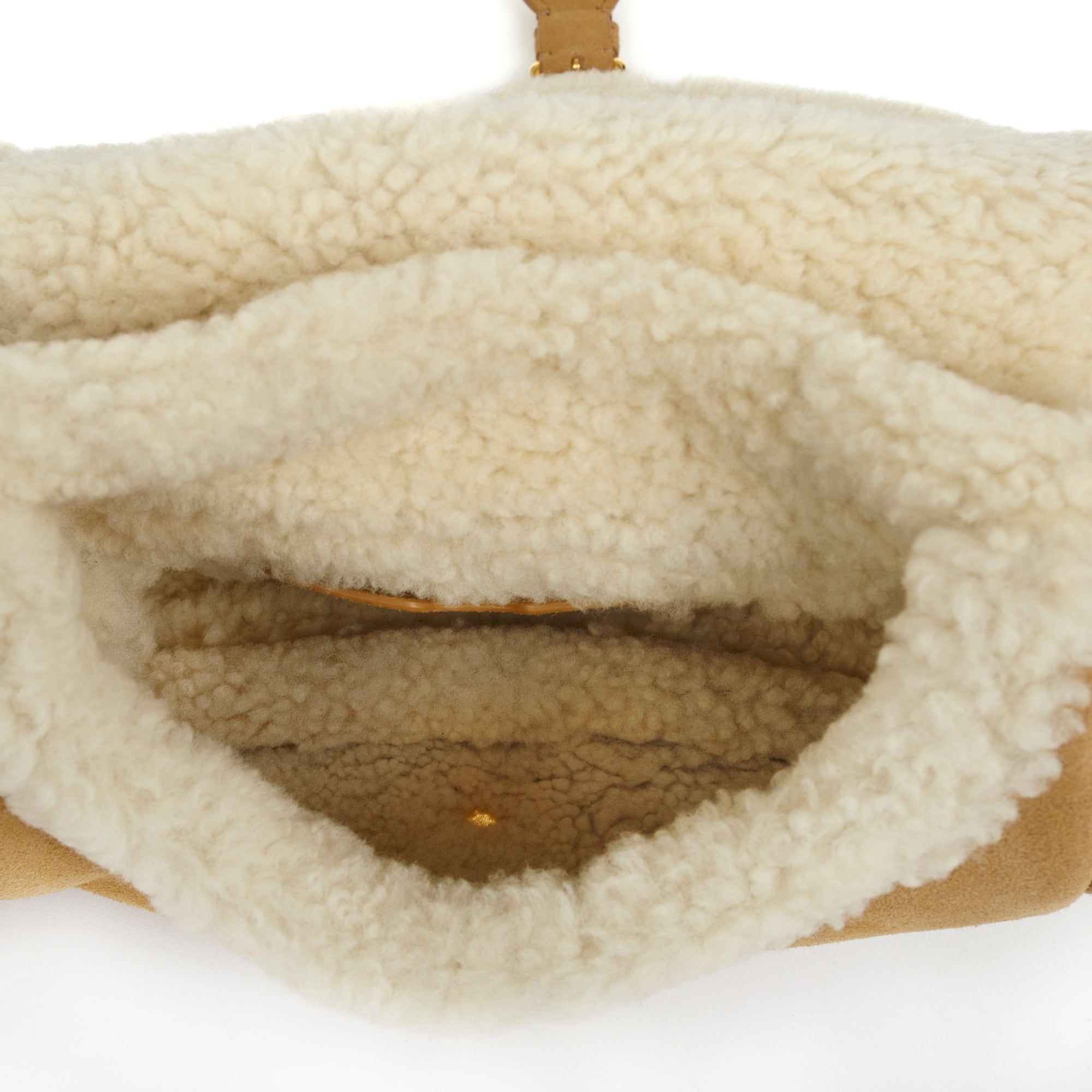 Christian Dior Small Shearling Bobby Crossbody Bag