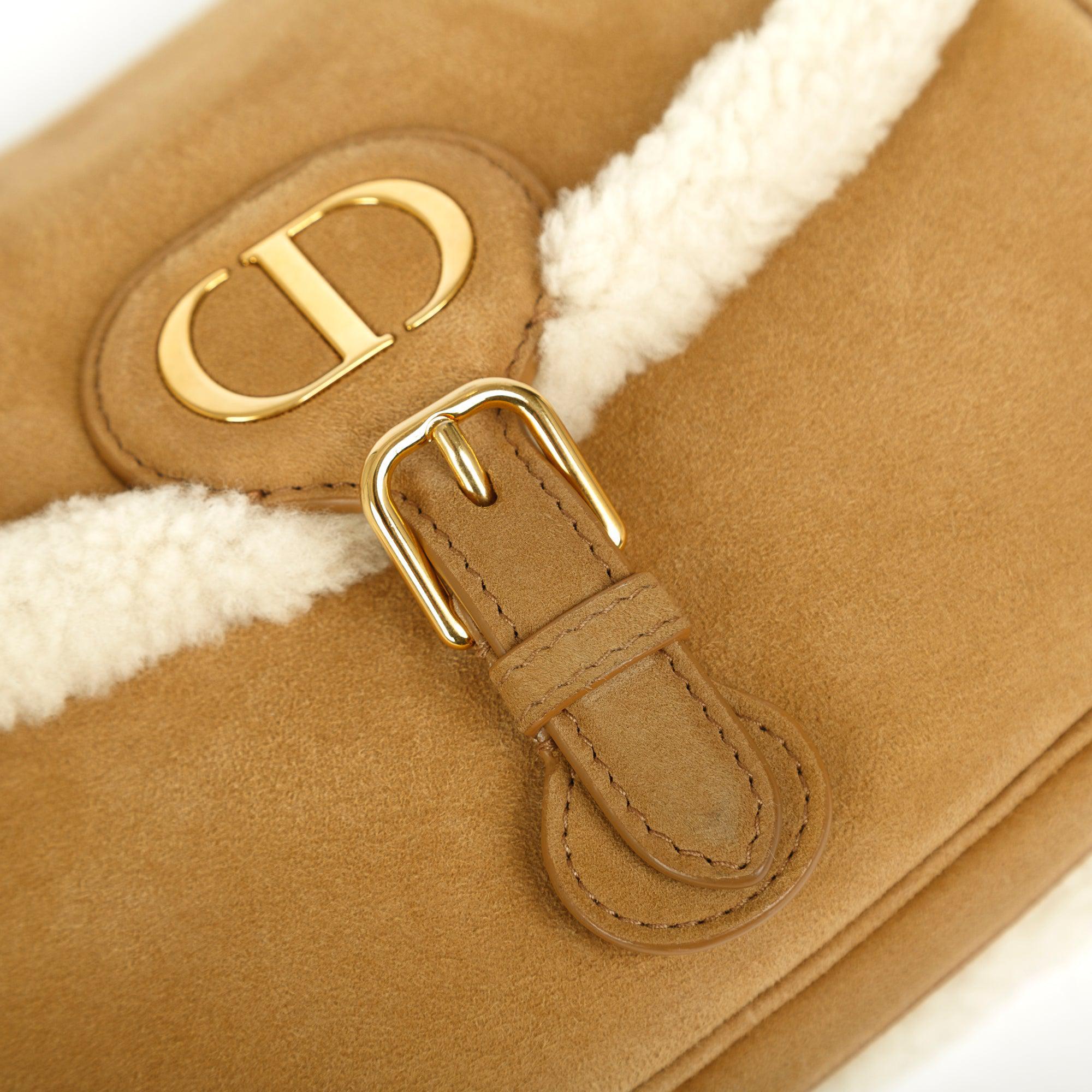 Christian Dior Small Shearling Bobby Crossbody Bag