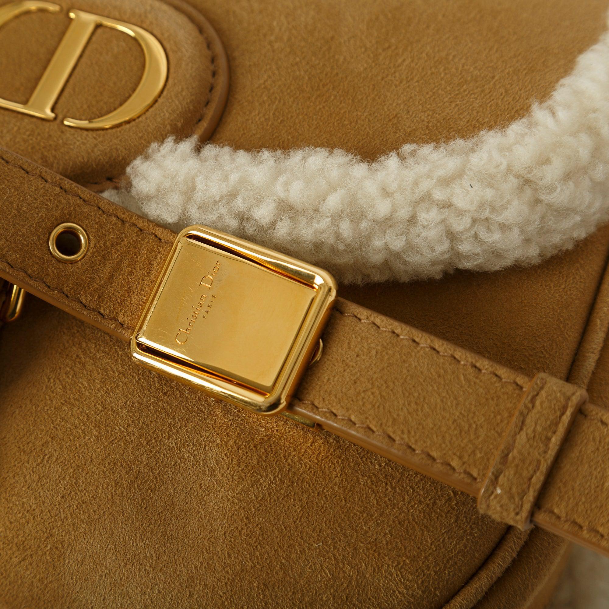 Christian Dior Small Shearling Bobby Crossbody Bag