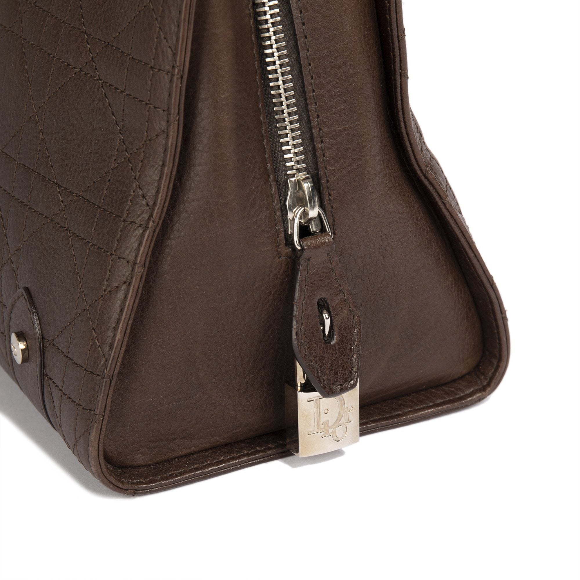 Christian Dior Small Stitched Cannage Soft Lady Dior Tote