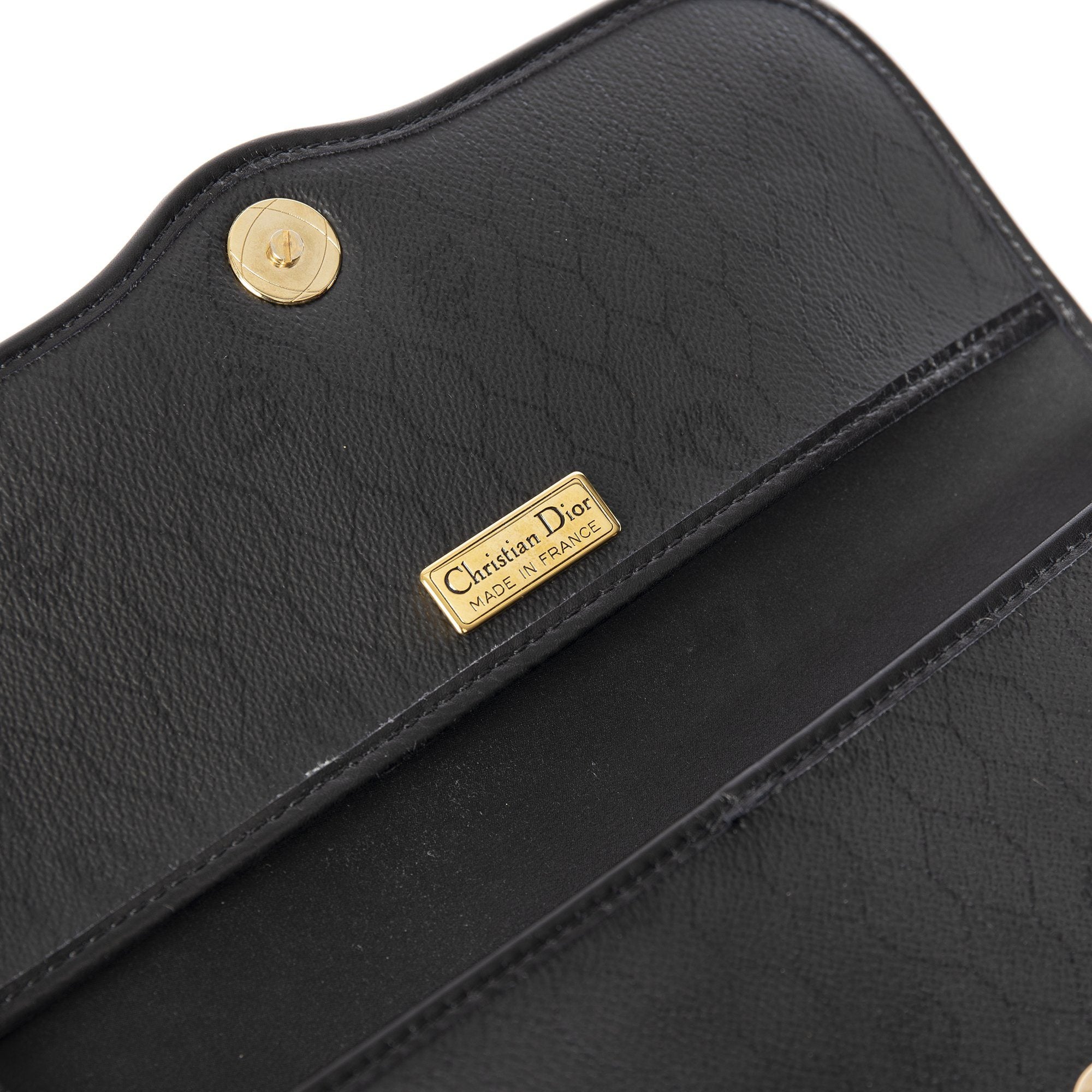 Christian Dior Vintage Clutch Bag with Chain