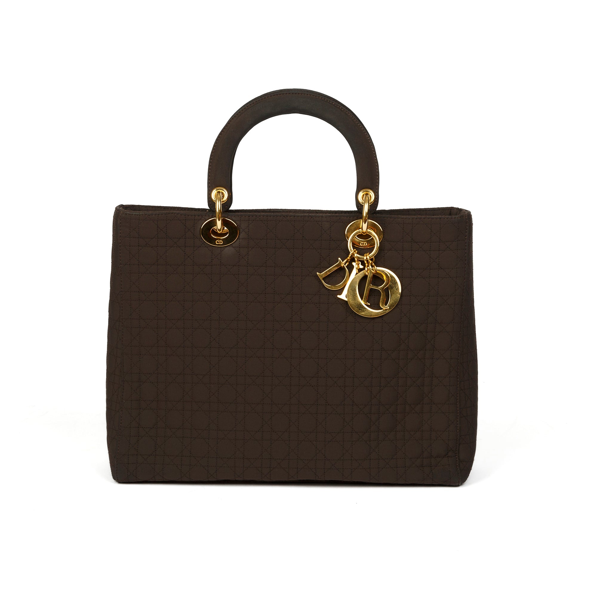 Christian Dior Vintage Large Nylon Lady Dior Bag – OLIVER'S
