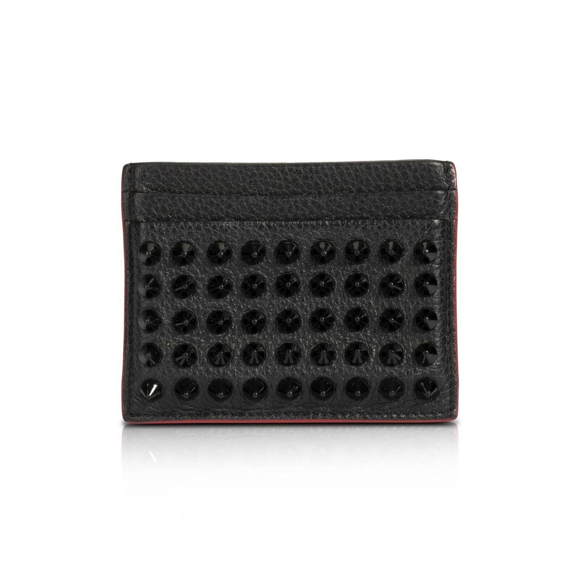 Christian Louboutin Kios Spiked Card Holder