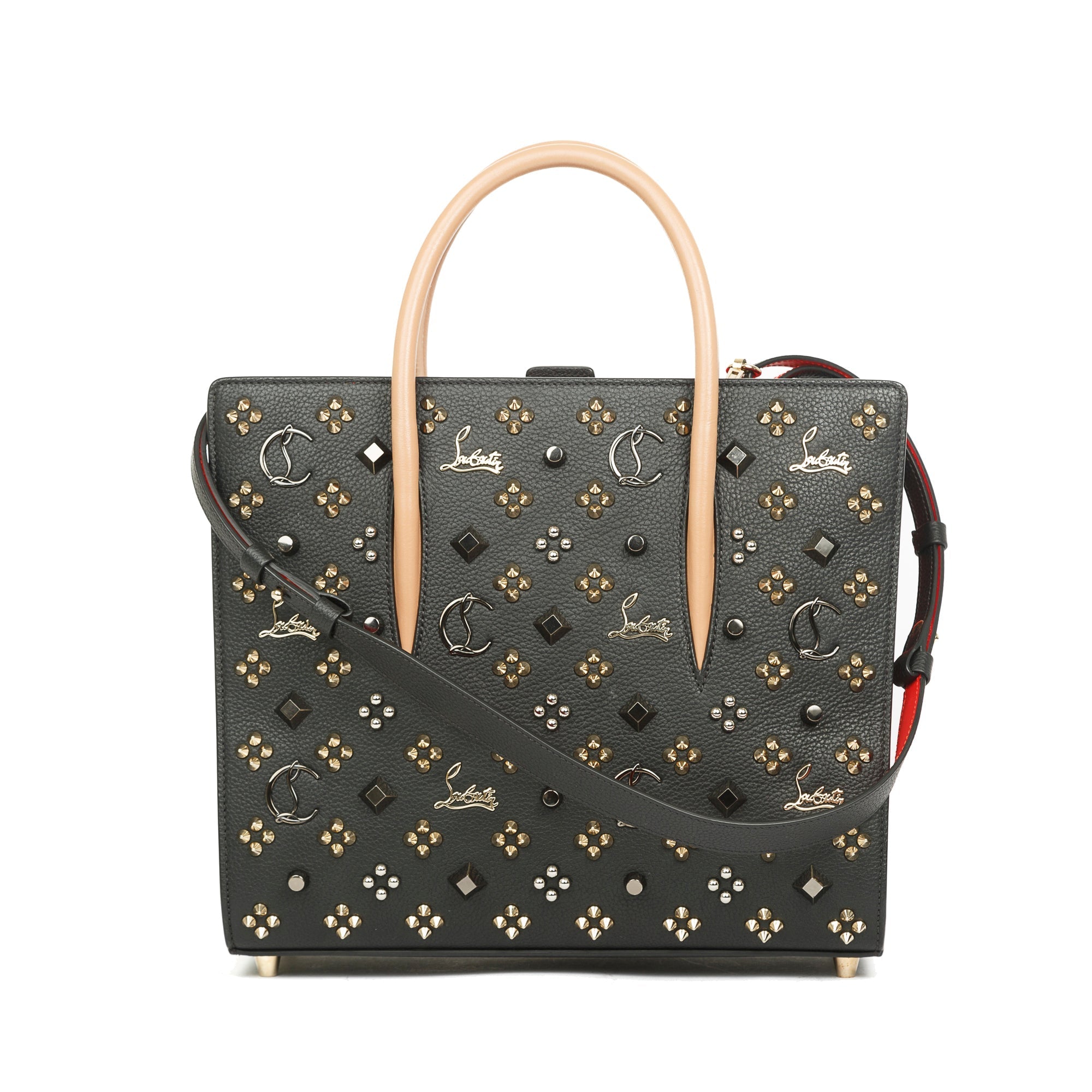 Christian Louboutin Paloma Spikes Tote Bag w/ Strap