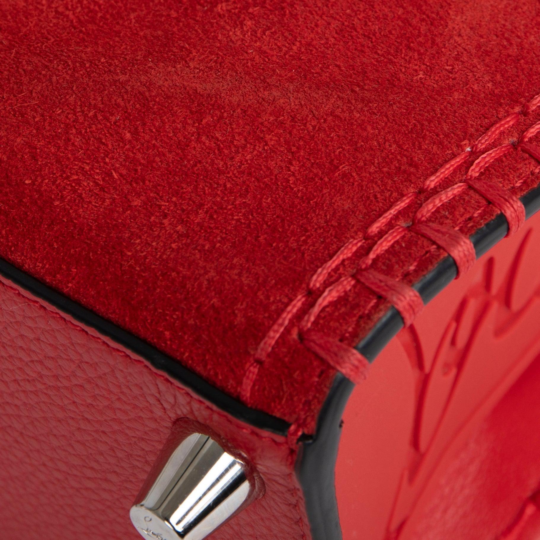 Christian Louboutin Suede Mini Paloma Tote W/O Strap