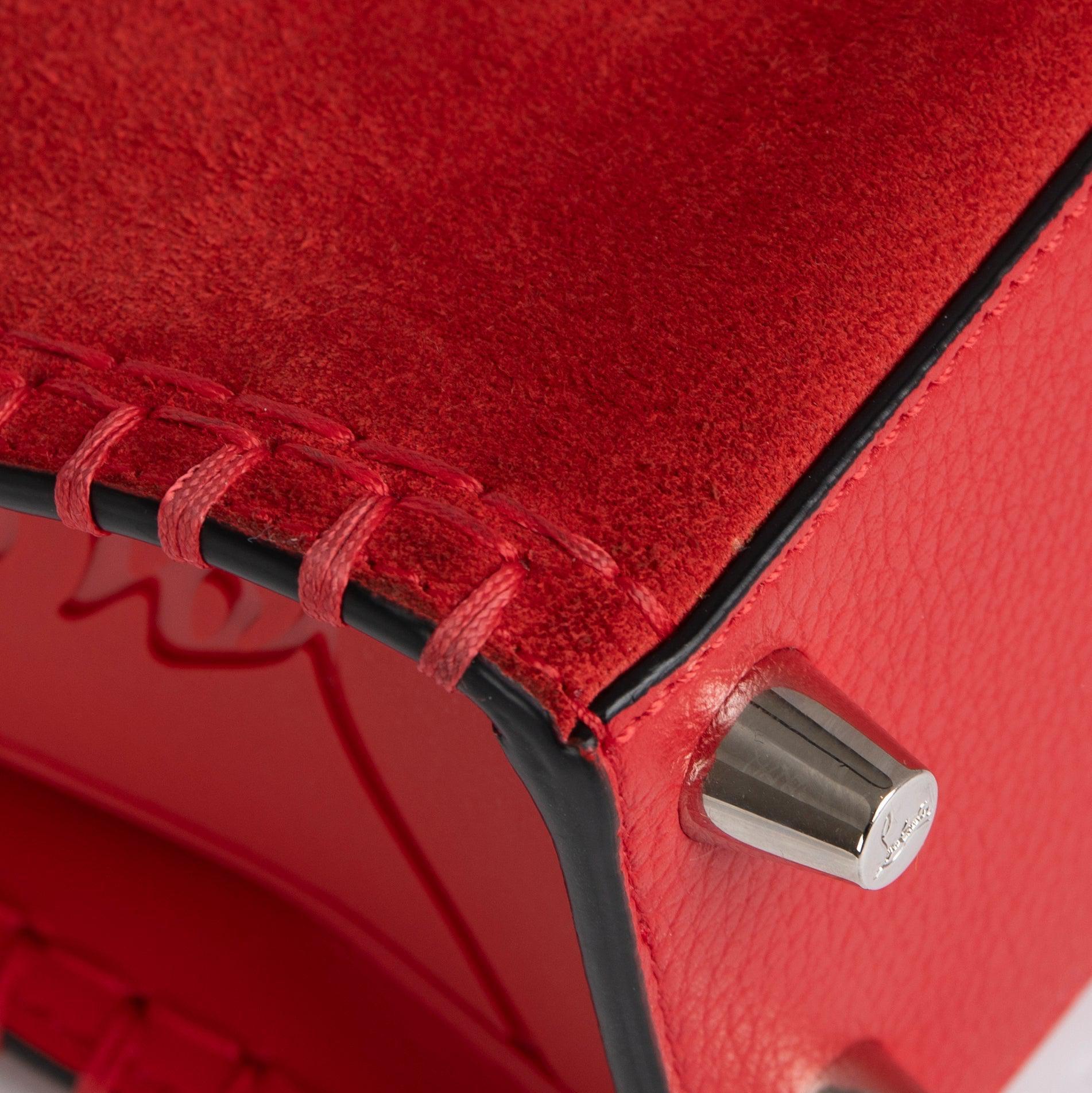 Christian Louboutin Suede Mini Paloma Tote W/O Strap