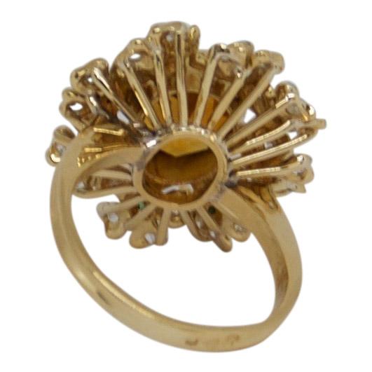 Citrine Cocktail Ring