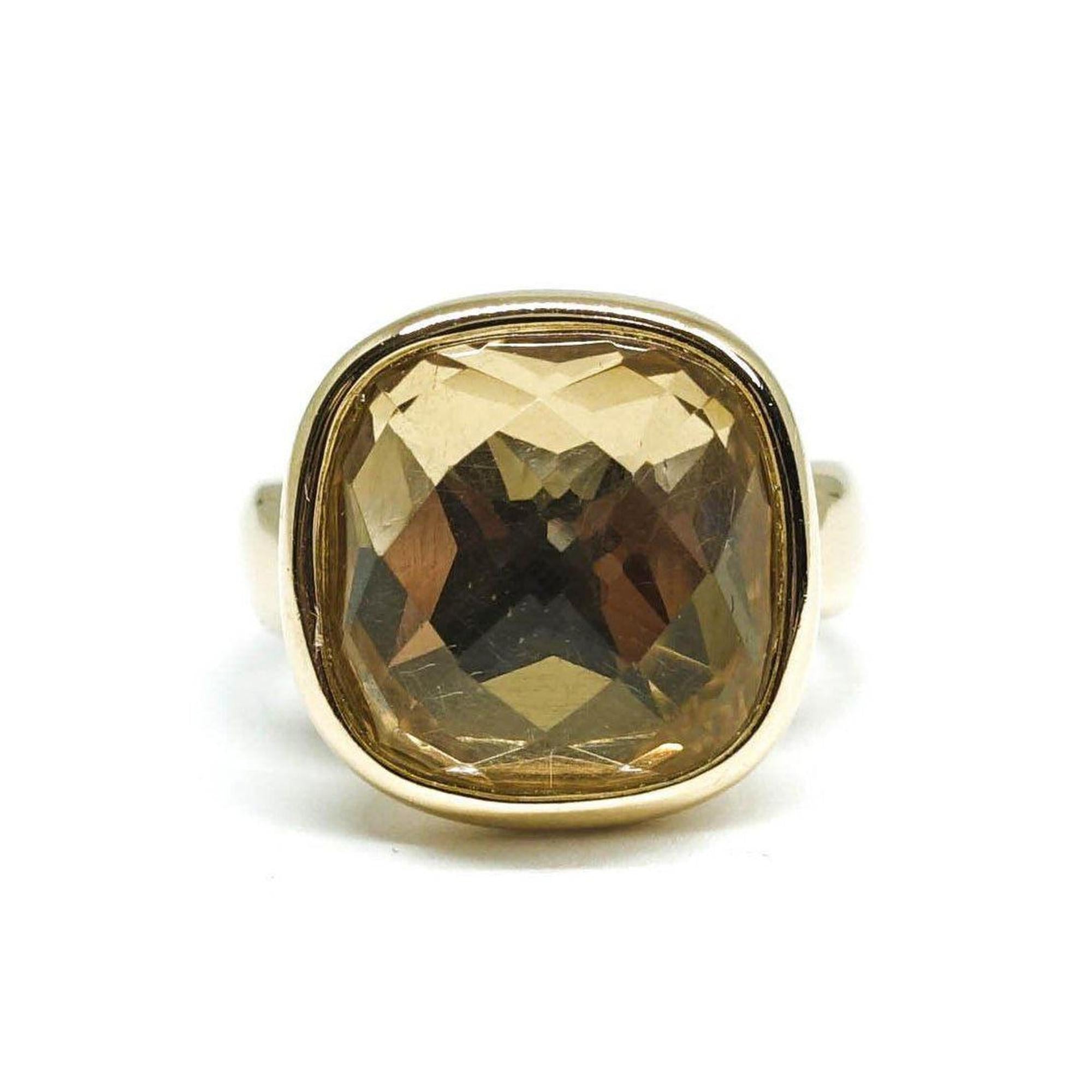 Citrine Cocktail Ring