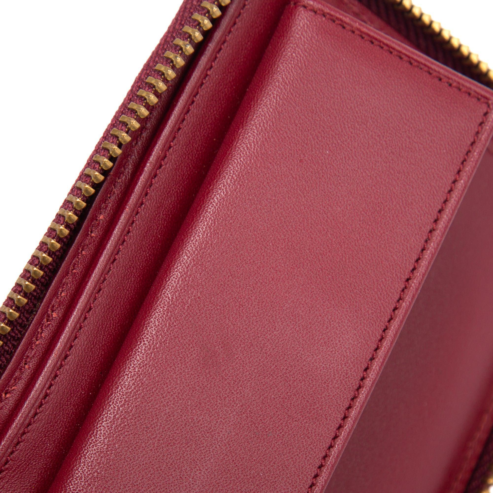 Comme Des Garcons Leather Compact Wallet