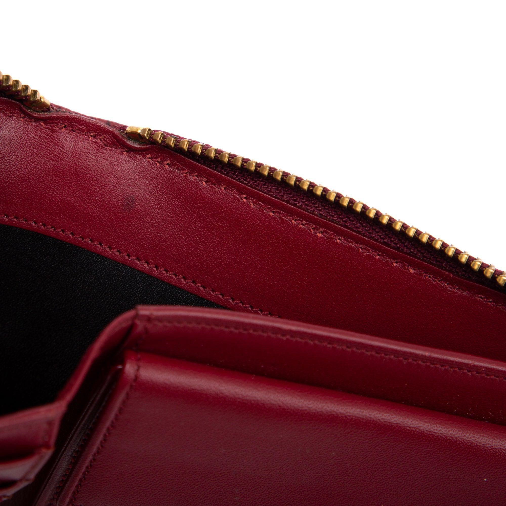 Comme Des Garcons Leather Compact Wallet