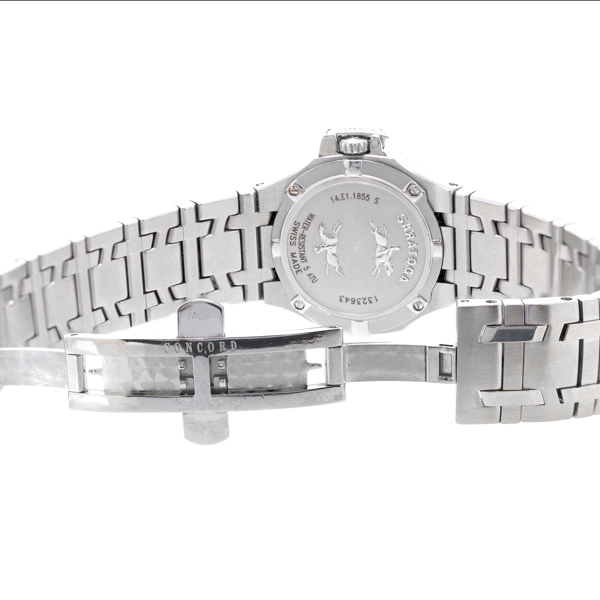 Concord Saratoga Diamond Bezel Watch