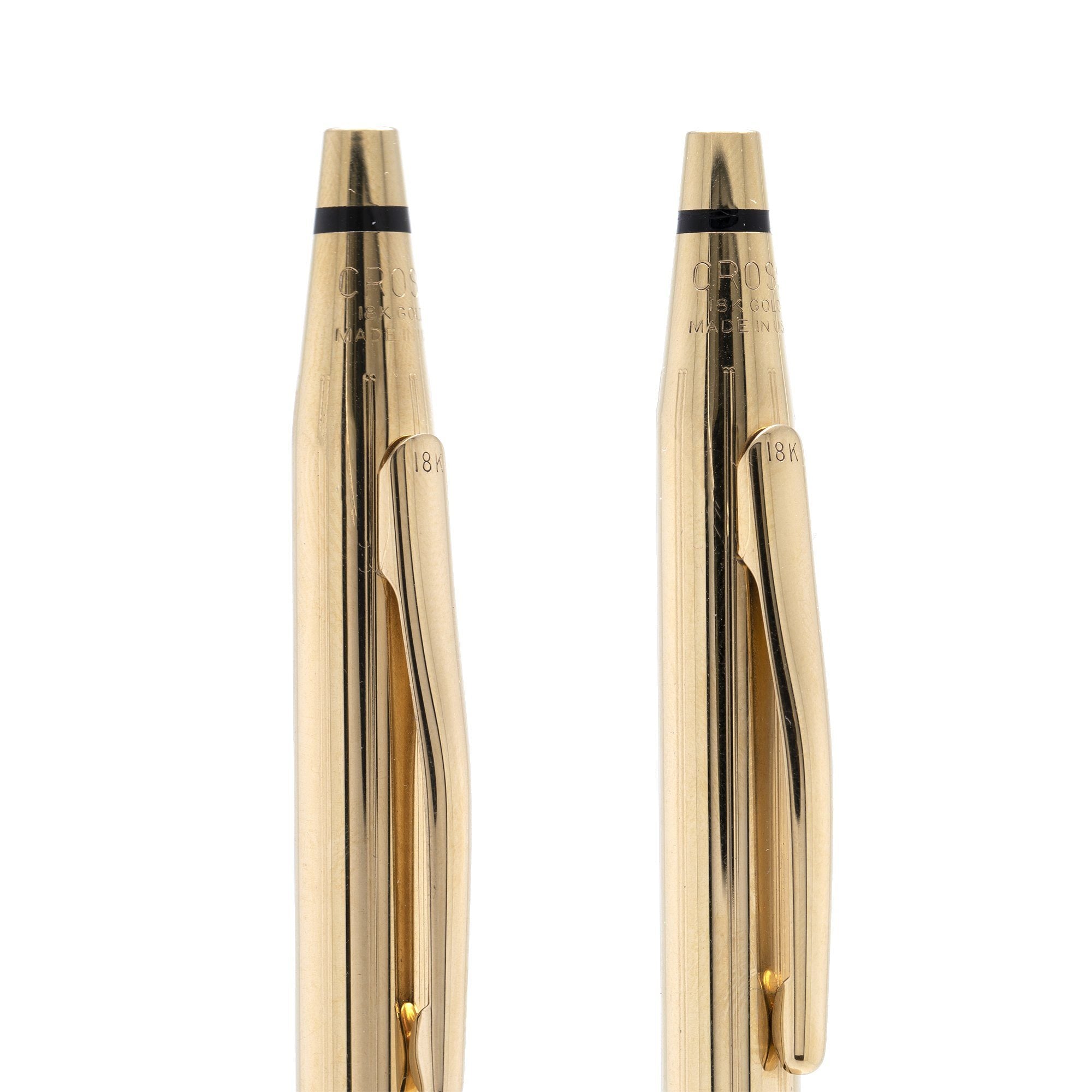 Cross 18k Gold Ballpoint Pen & Mechanical Pencil Set w/ Box