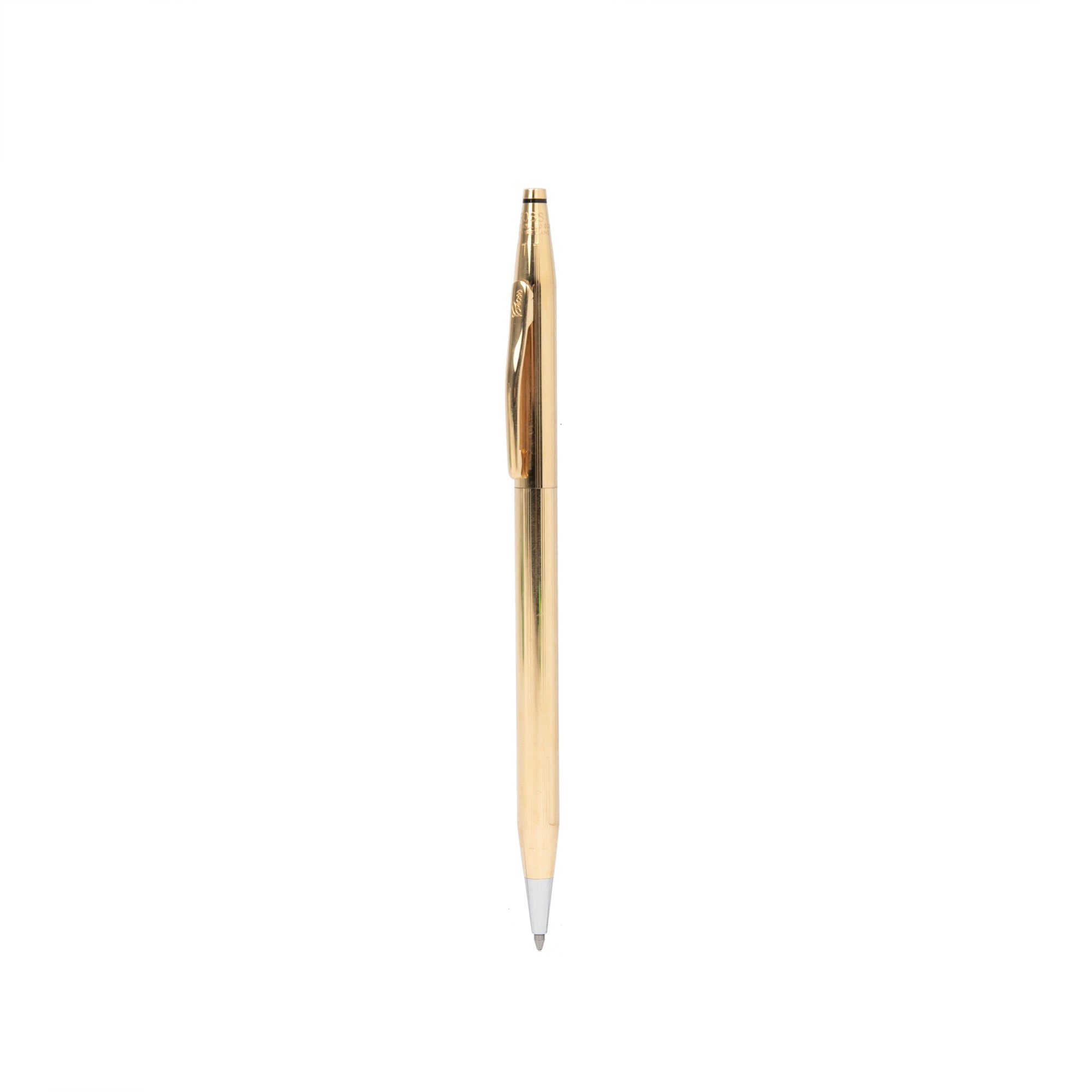 Cross 18k Rolled Gold Classic Century Ballpoint Pen w/ Box – OLIVER'S