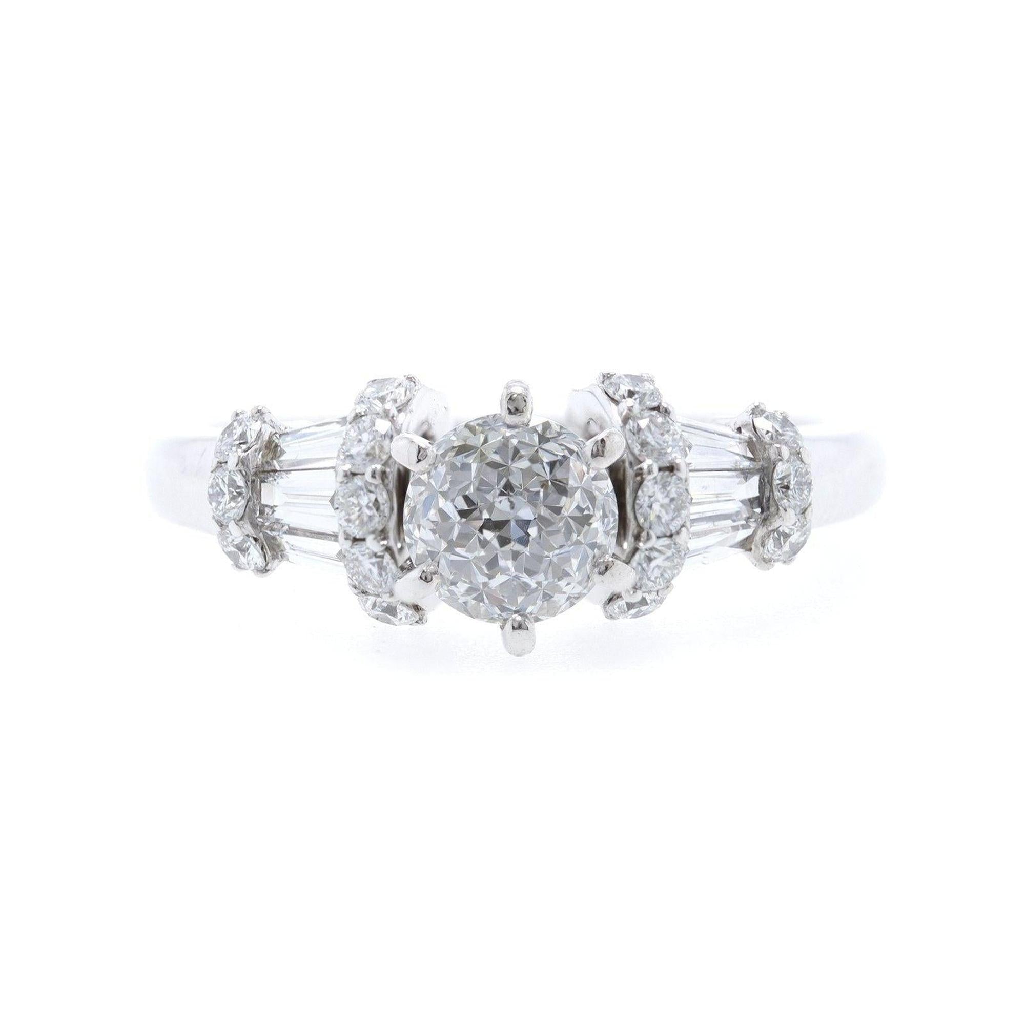 Crown of Light Diamond Engagement Ring