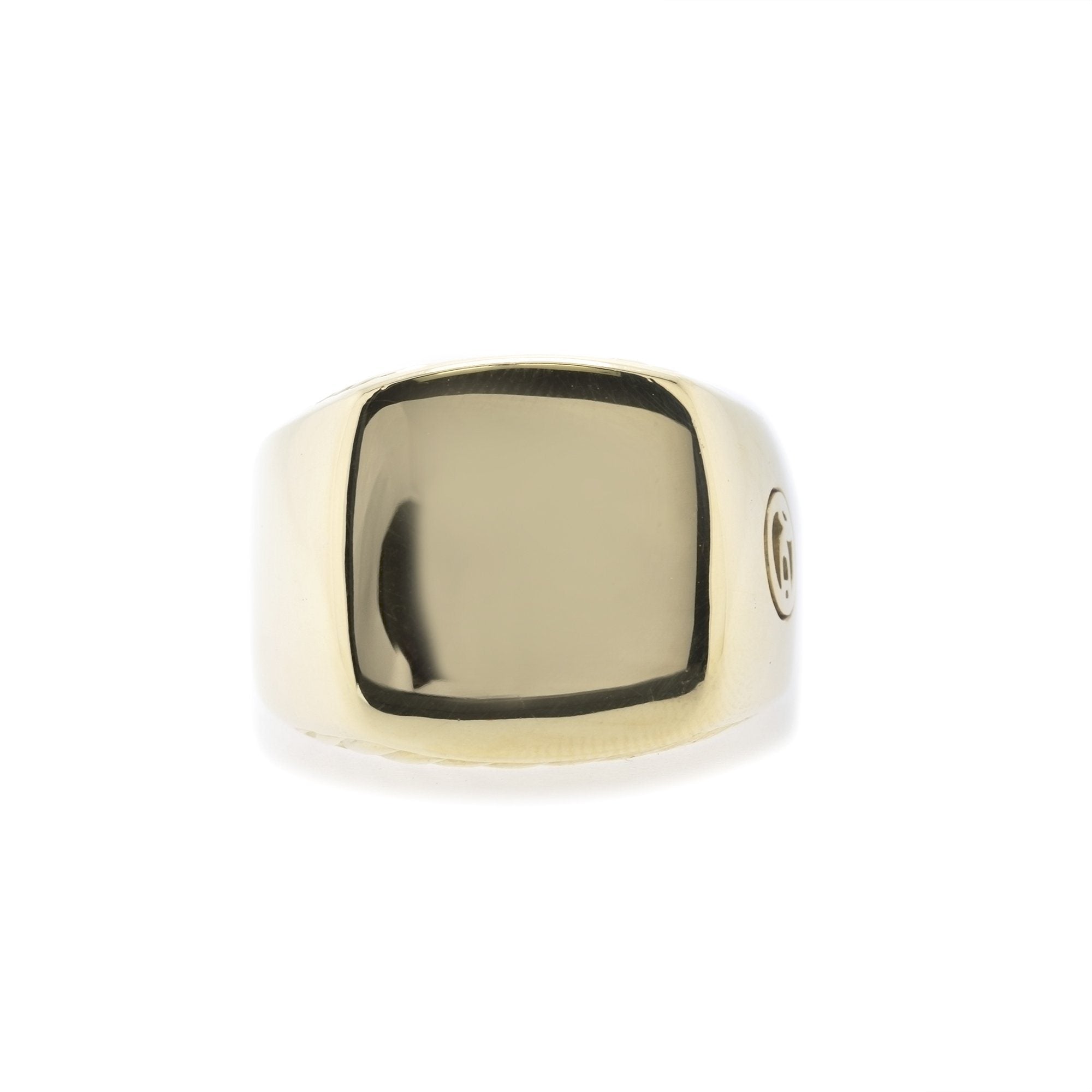 David Yurman 18k Gold Signet Ring