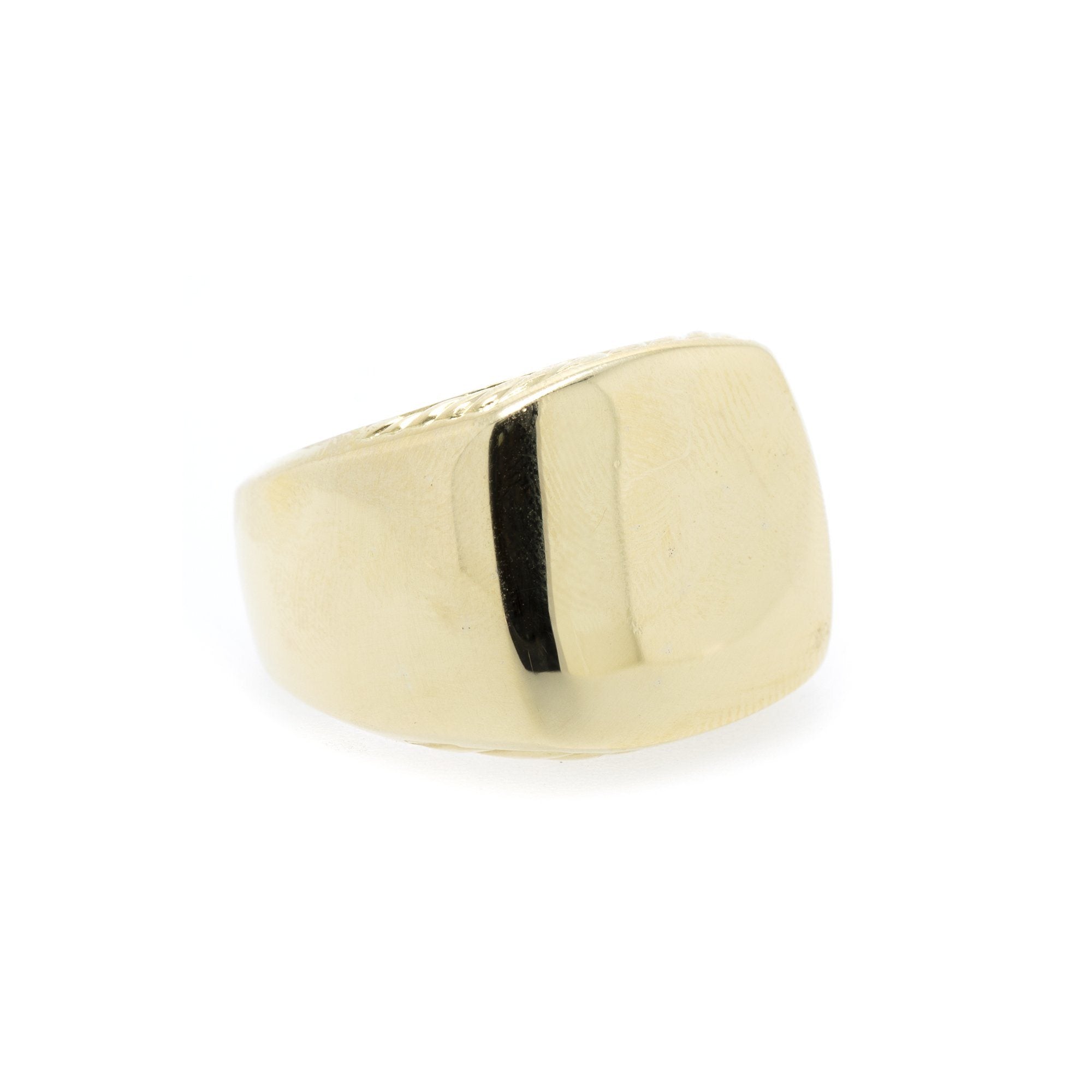 David Yurman 18k Gold Signet Ring