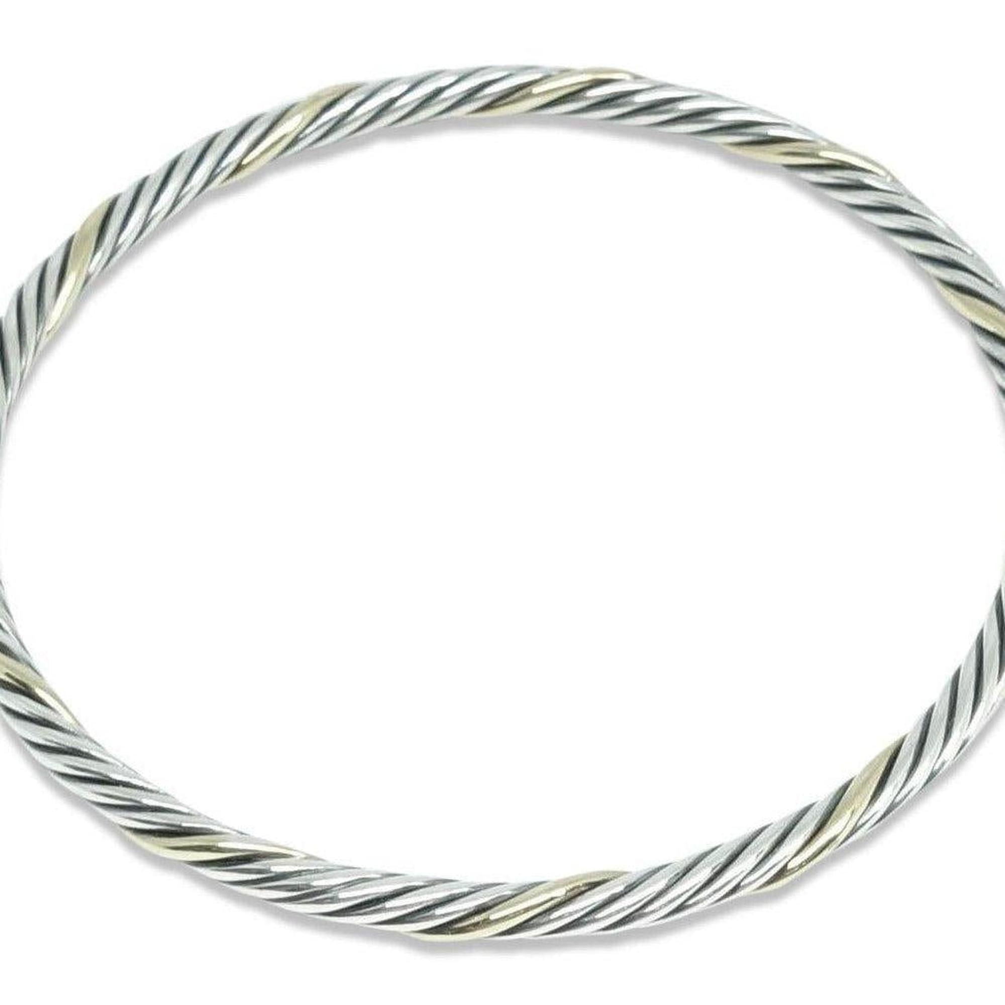 David Yurman 2-Tone Cable Bangle