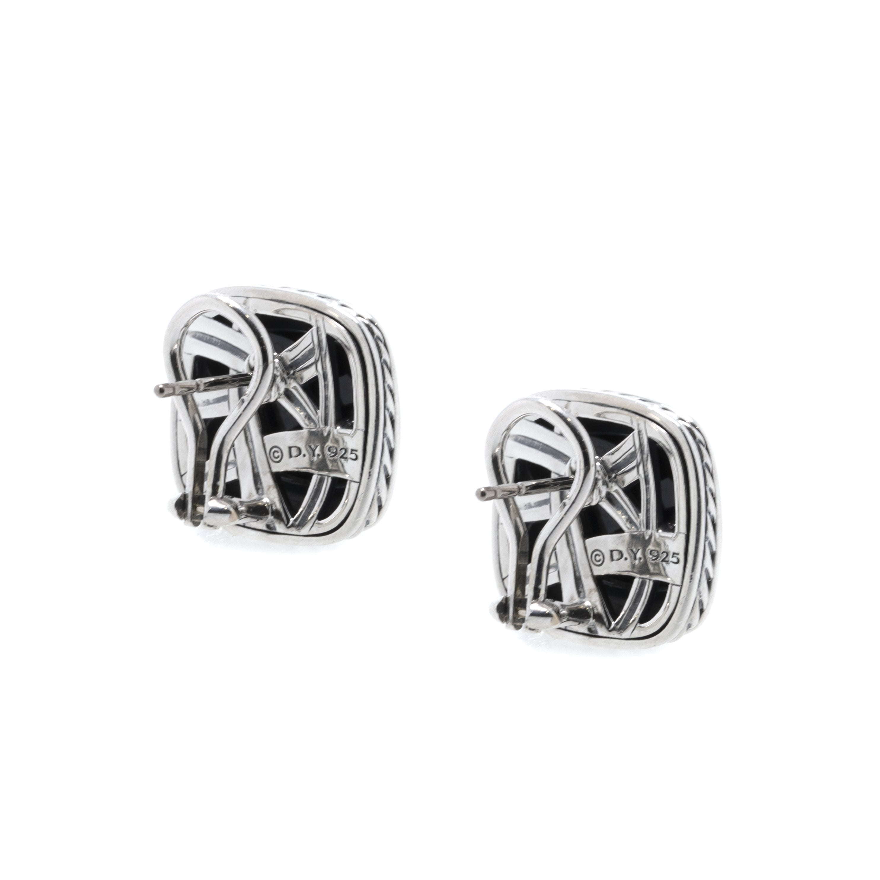 David Yurman Albion Earrings with Black Onyx