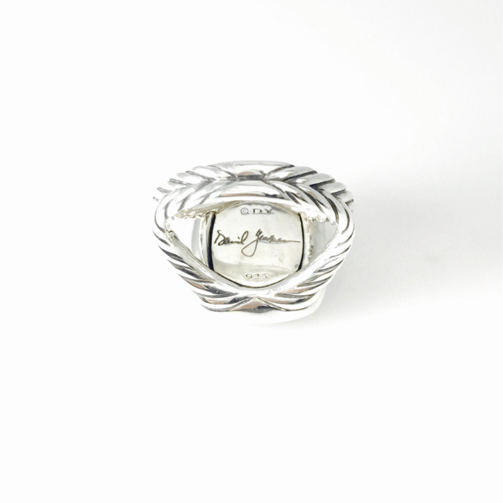 David Yurman Albion Ring with Black Orchid and Diamonds