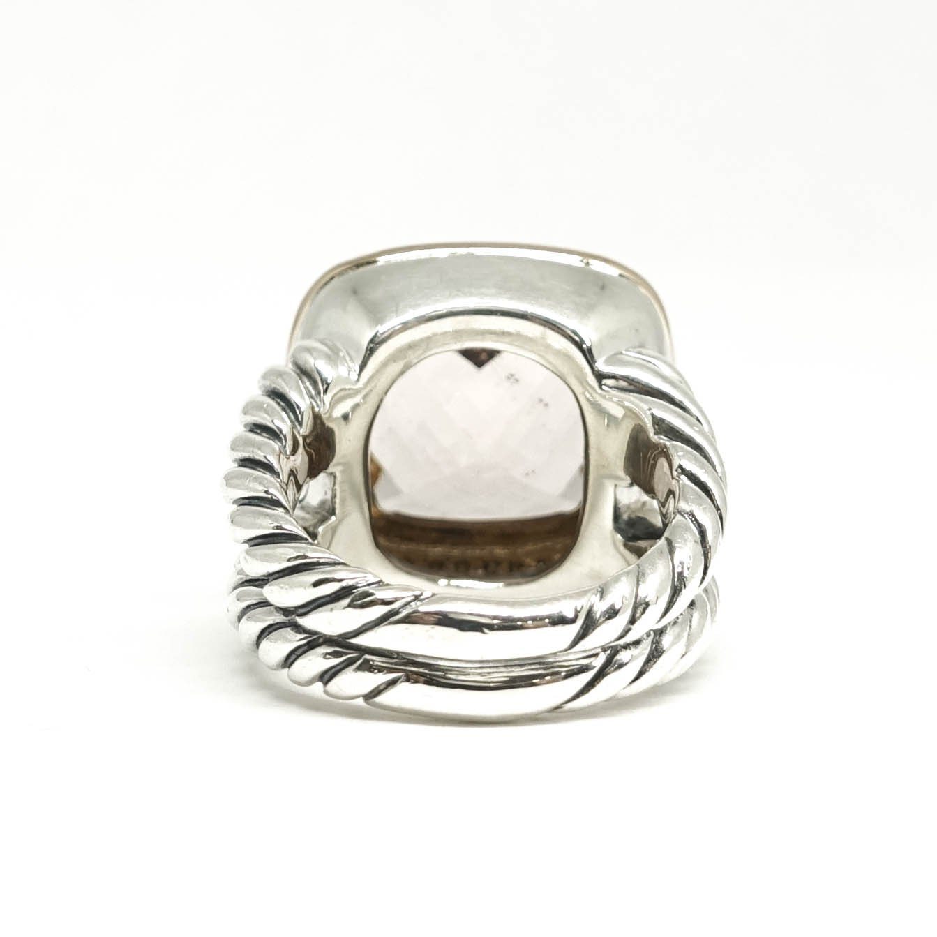 David Yurman Albion Ring with Morganite and Diamonds
