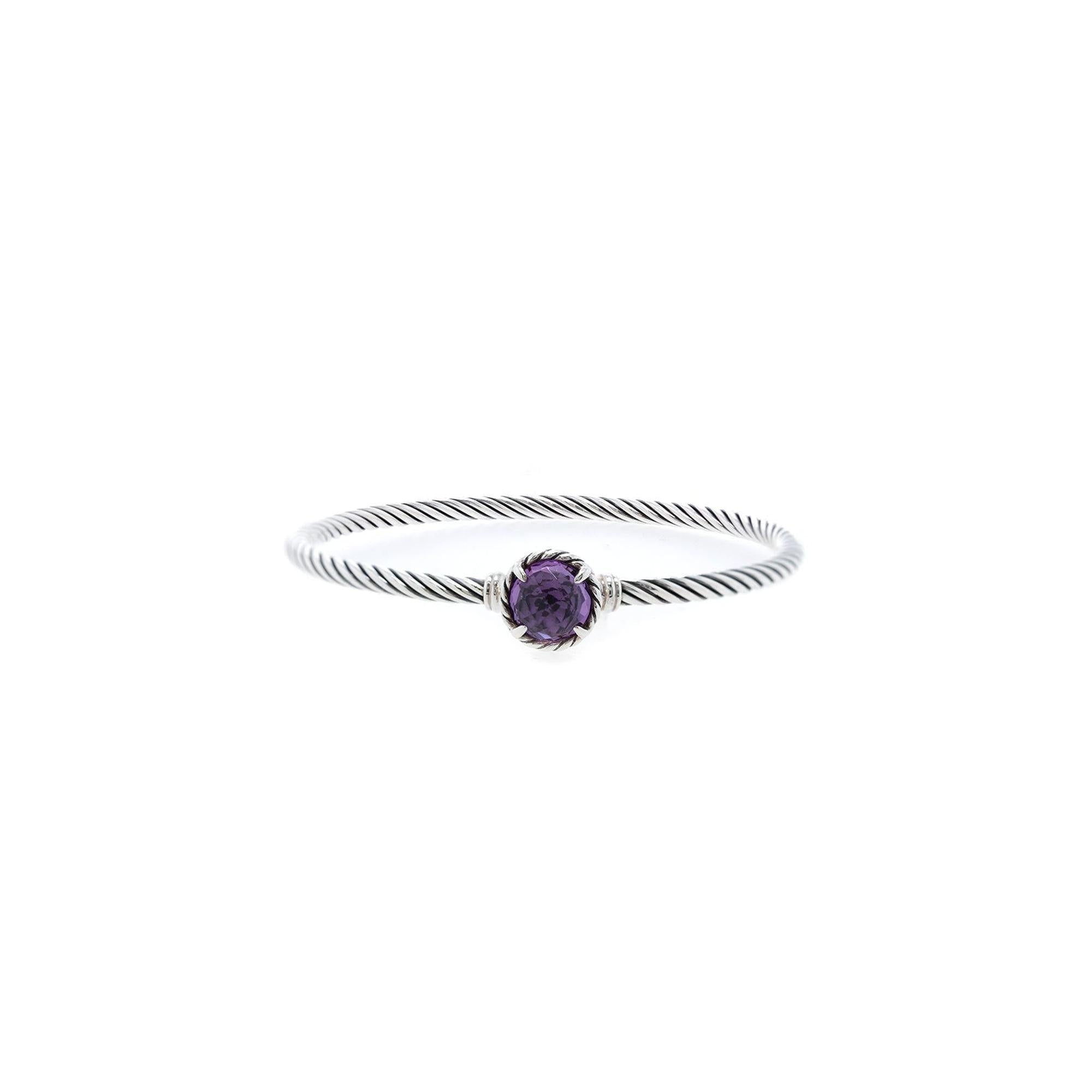 David Yurman Amethyst Petite Chatelaine Bracelet
