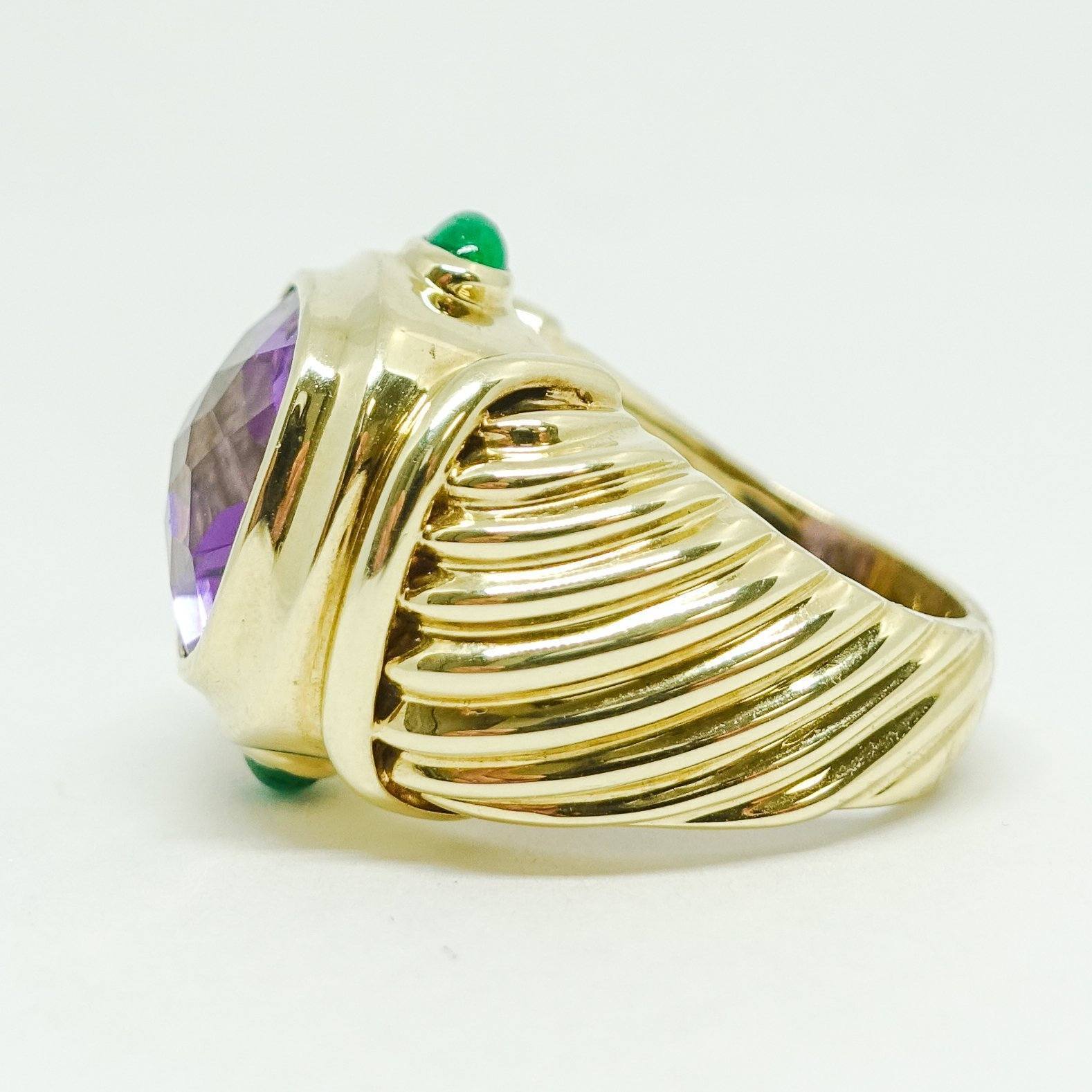 David Yurman Amethyst Renaissance Ring