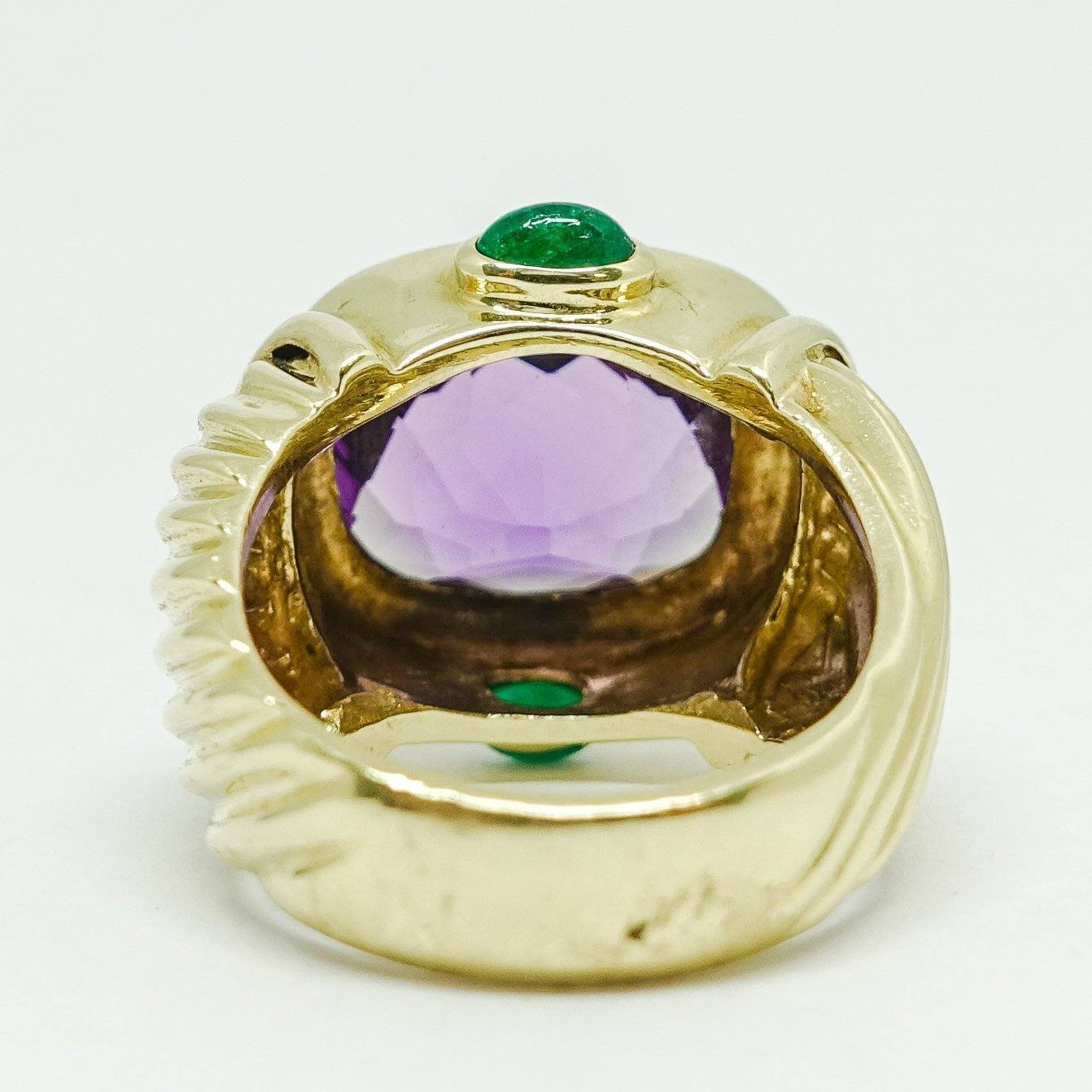 David Yurman Amethyst Renaissance Ring