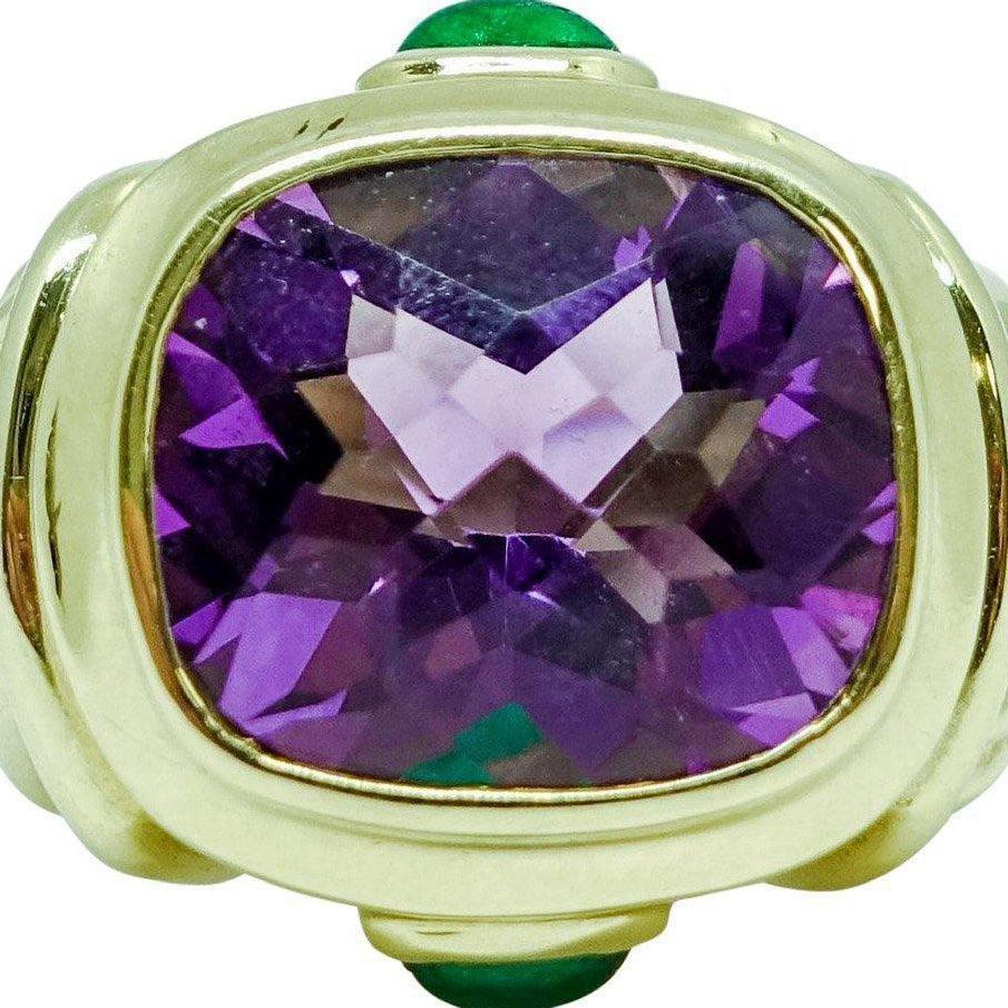 David Yurman Amethyst Renaissance Ring
