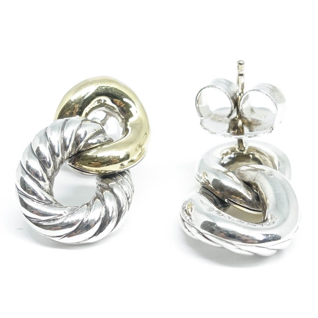David Yurman Belmont Curb Link Drop Earrings