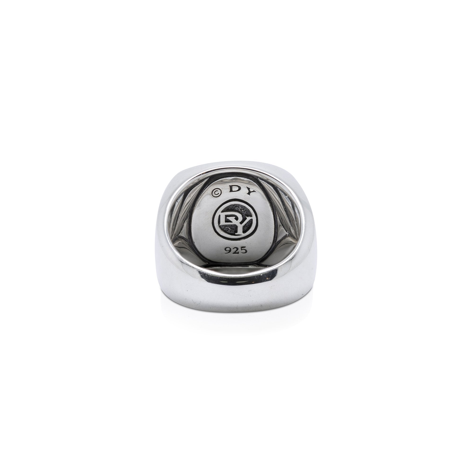 David Yurman Black Onyx Exotic Stone Signet Ring