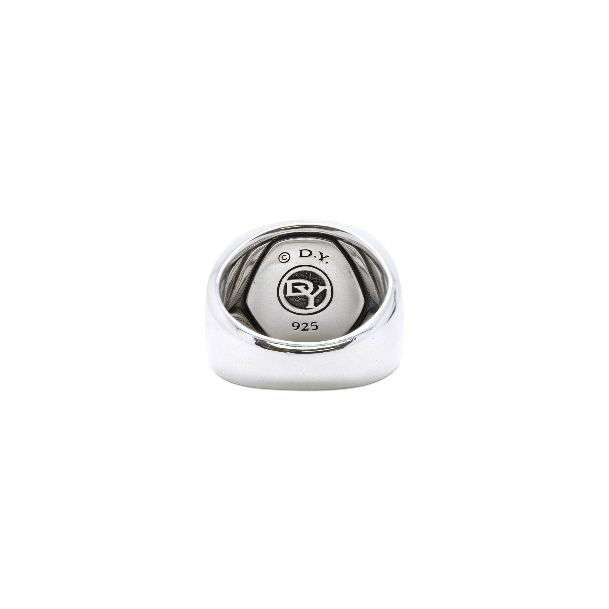 David Yurman Black Onyx Exotic Stone Signet Ring
