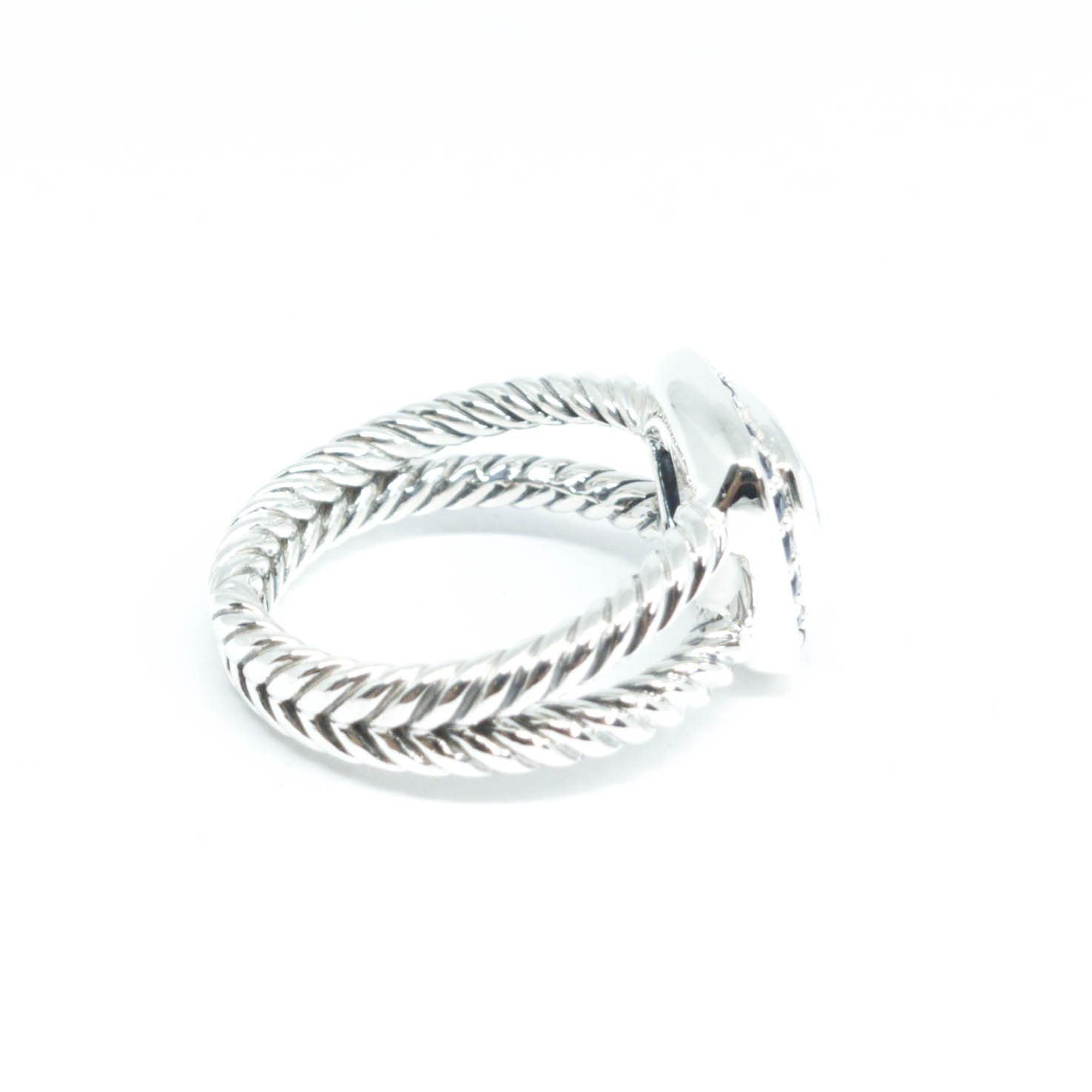 David Yurman Blue Topaz and Sapphire Albion Ring