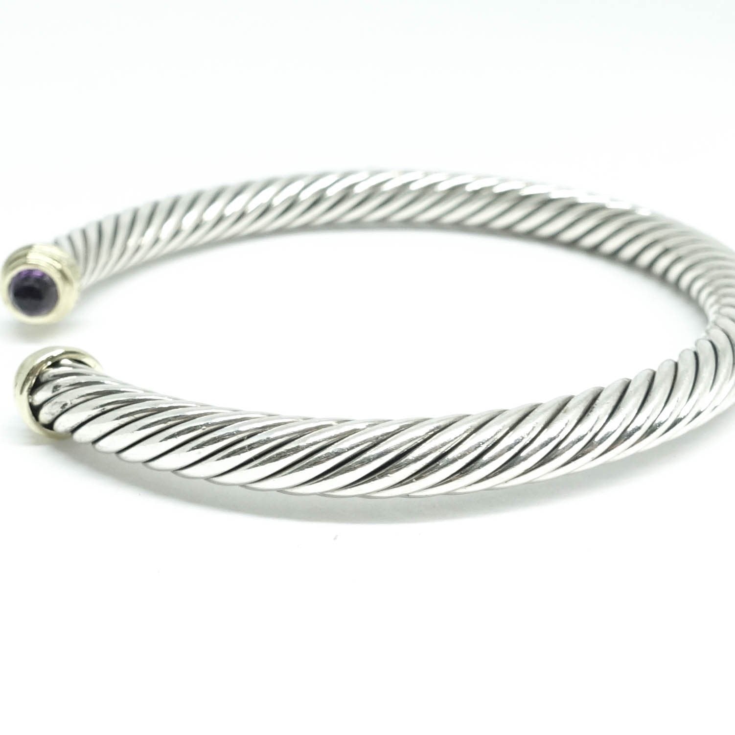 David Yurman Cable Classics Bracelet with Amethyst
