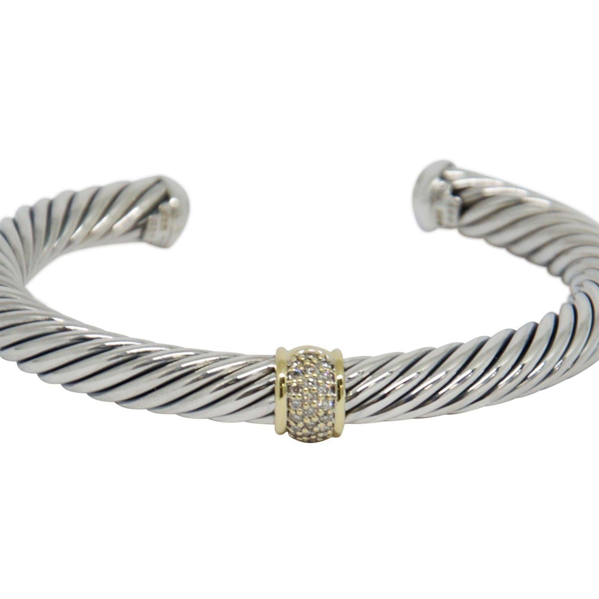 David Yurman Cable Classics Bracelet with Diamonds