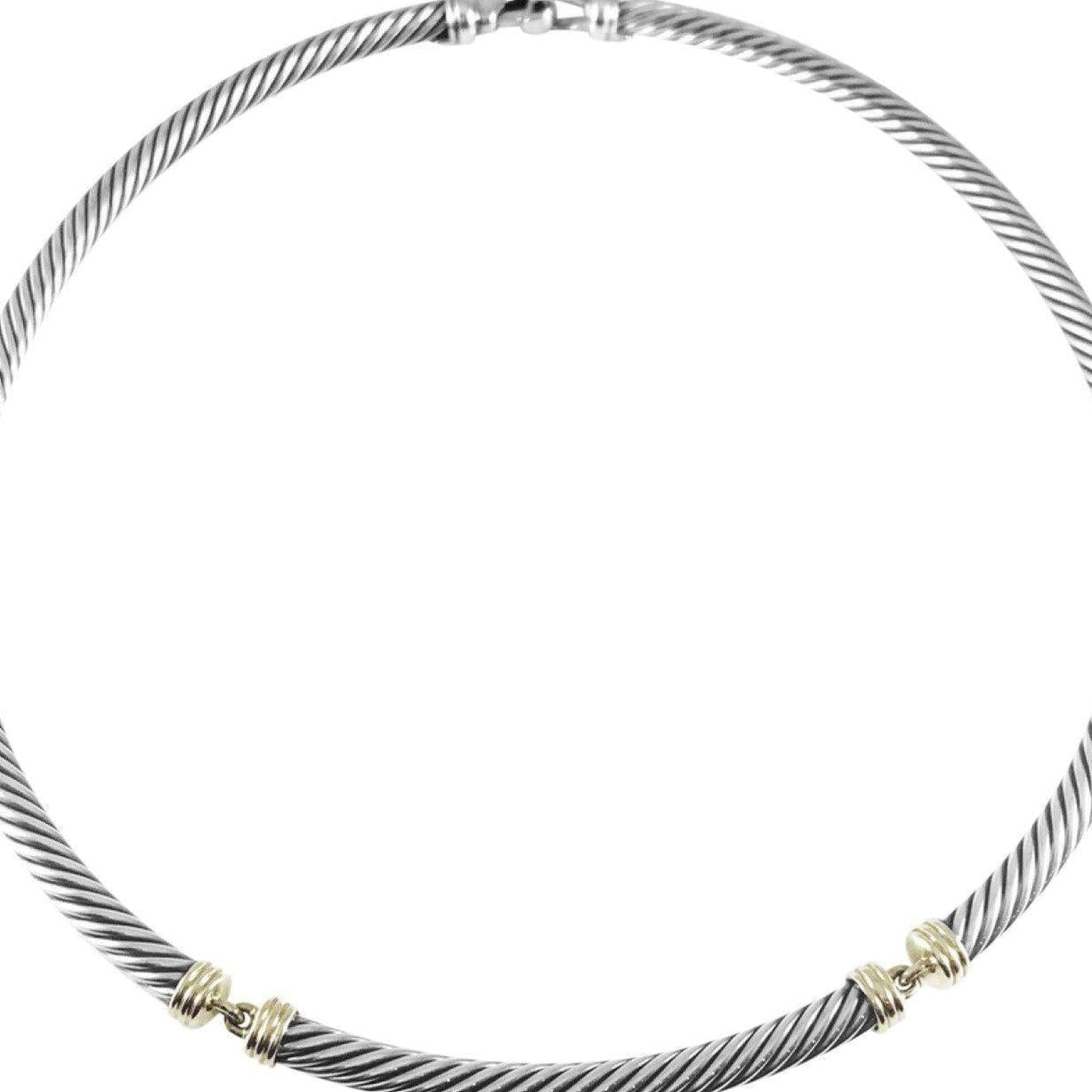 David Yurman Cable Classics Metro Choker Necklace