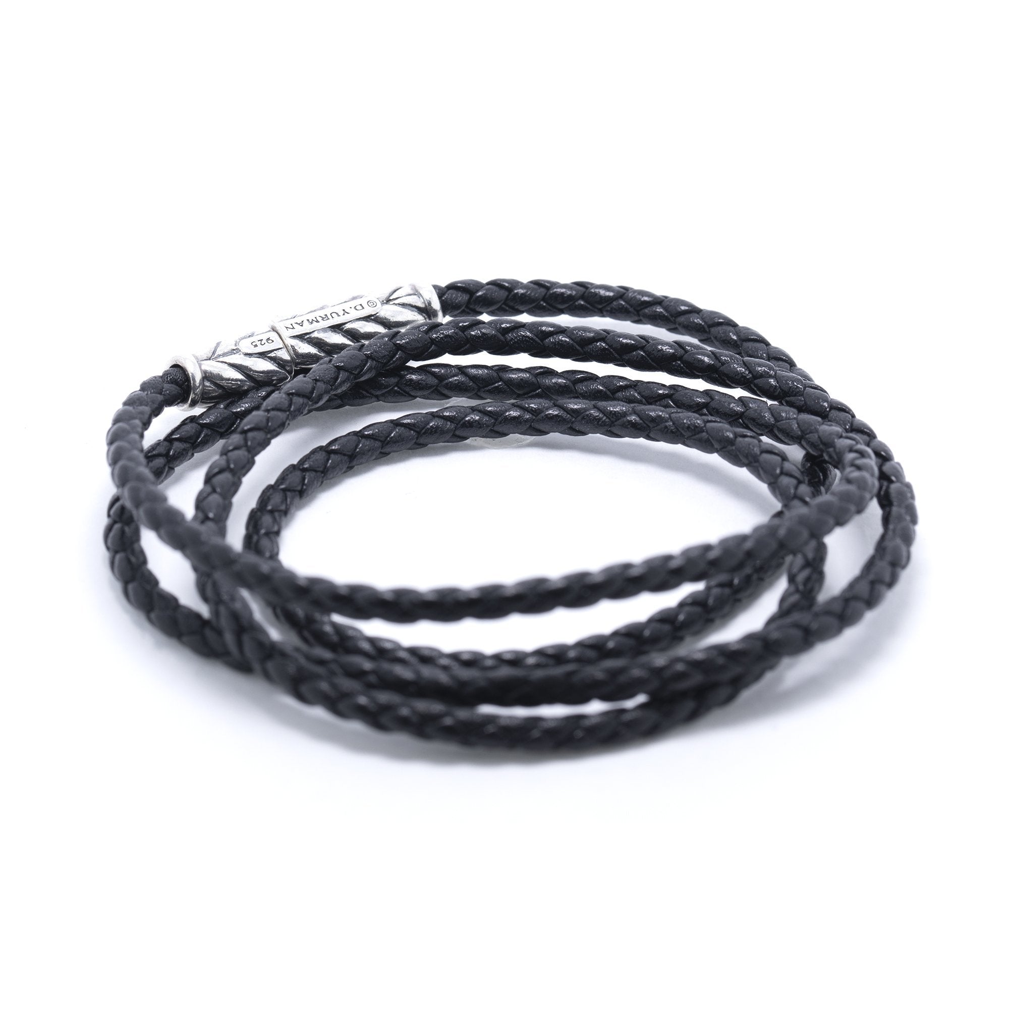 David Yurman Chevron Triple-Wrap Bracelet