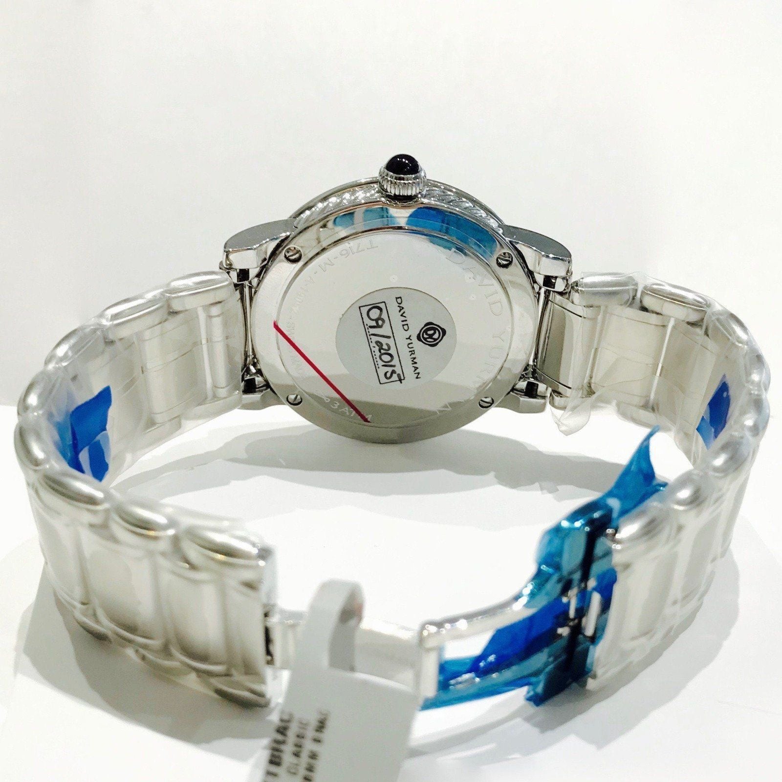 David Yurman Classic 38mm Watch Stainless Steel Mother of Pearl