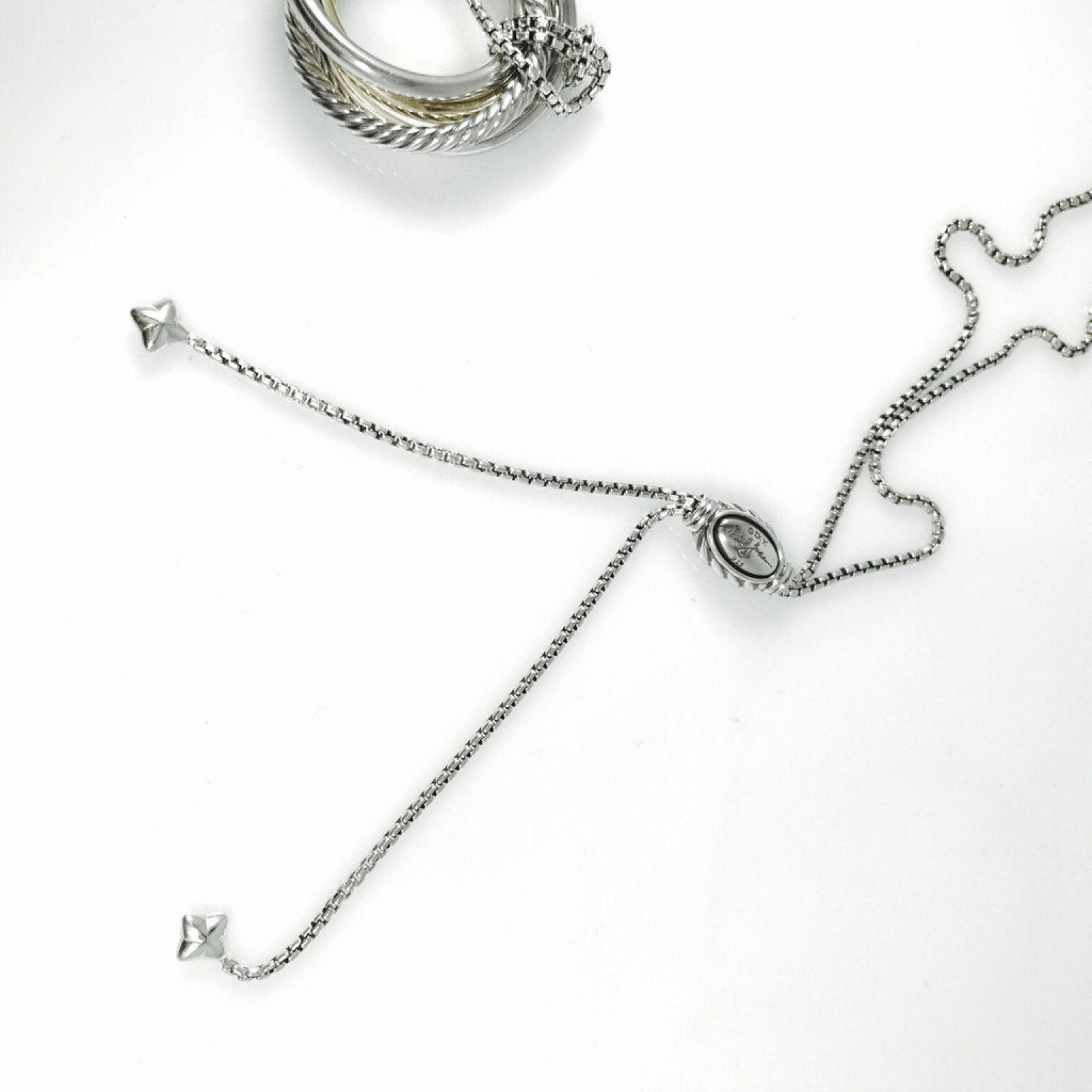 David Yurman Sterling Silver & Diamond Crossover Pendant Necklace |  Nordstrom