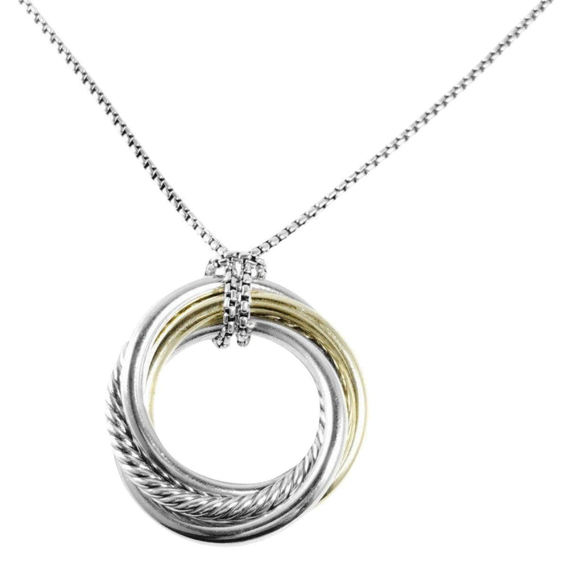 David Yurman Crossover Pendant Necklace
