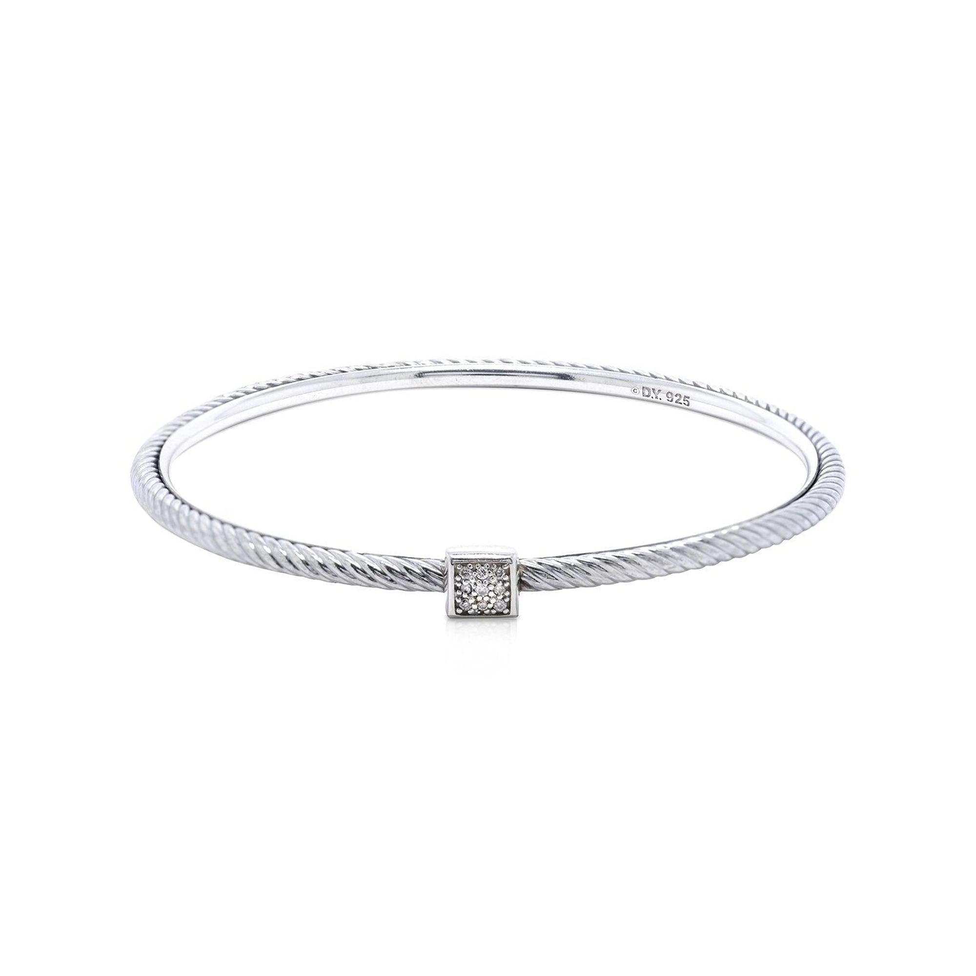 David Yurman Diamond Confetti Bangle Bracelet