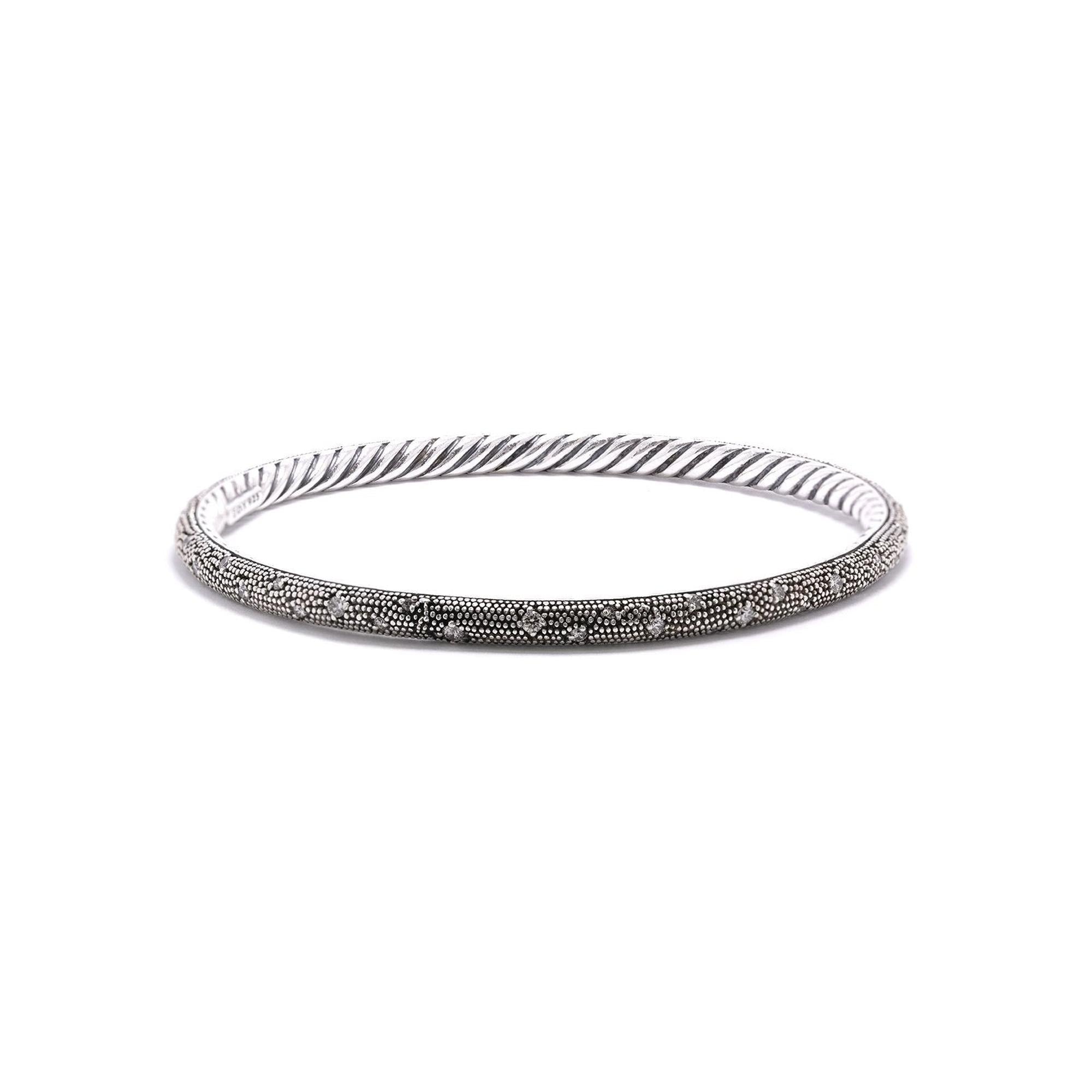 David Yurman Diamond Midnight Melange Bangle
