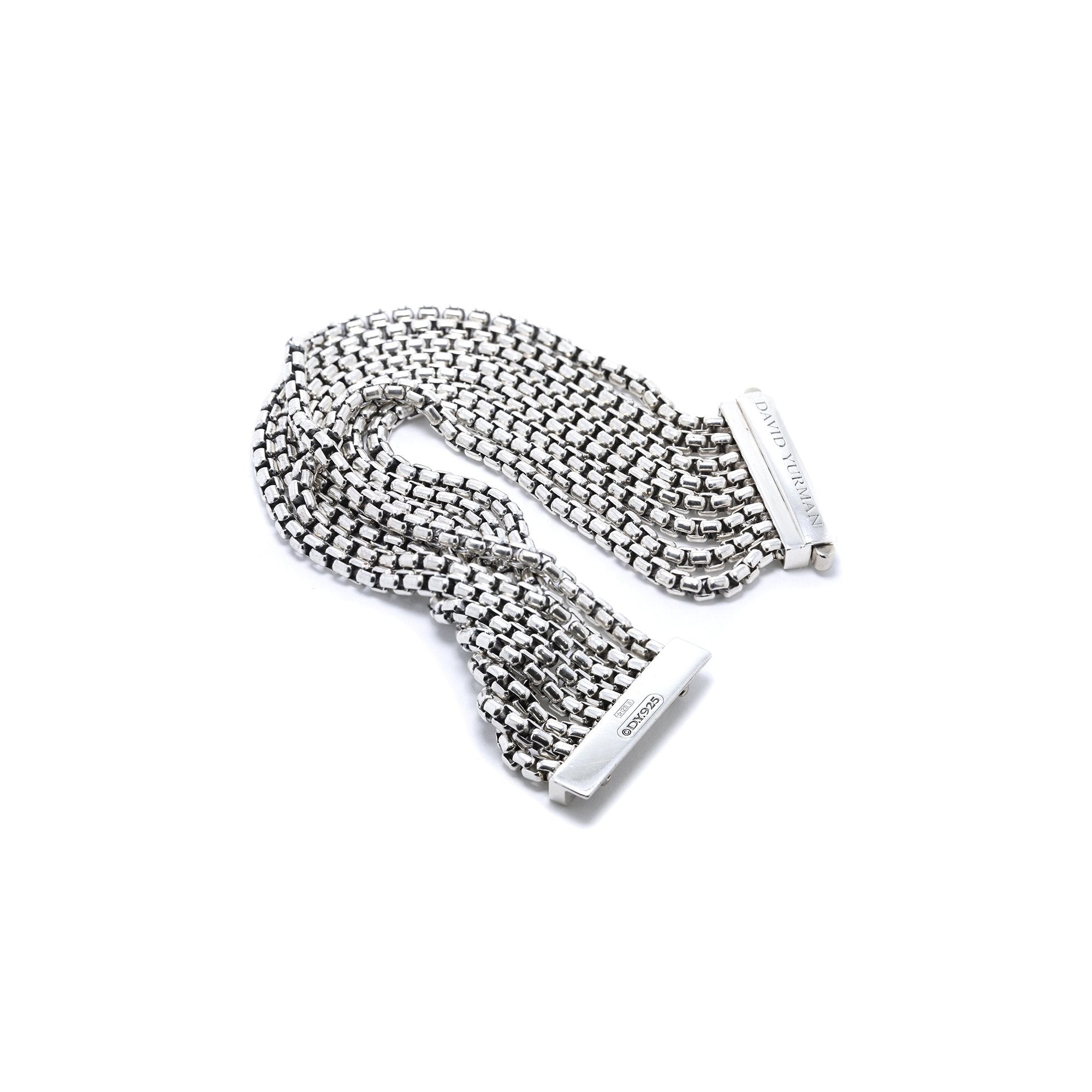 David Yurman Eight-Row Box Chain Bracelet